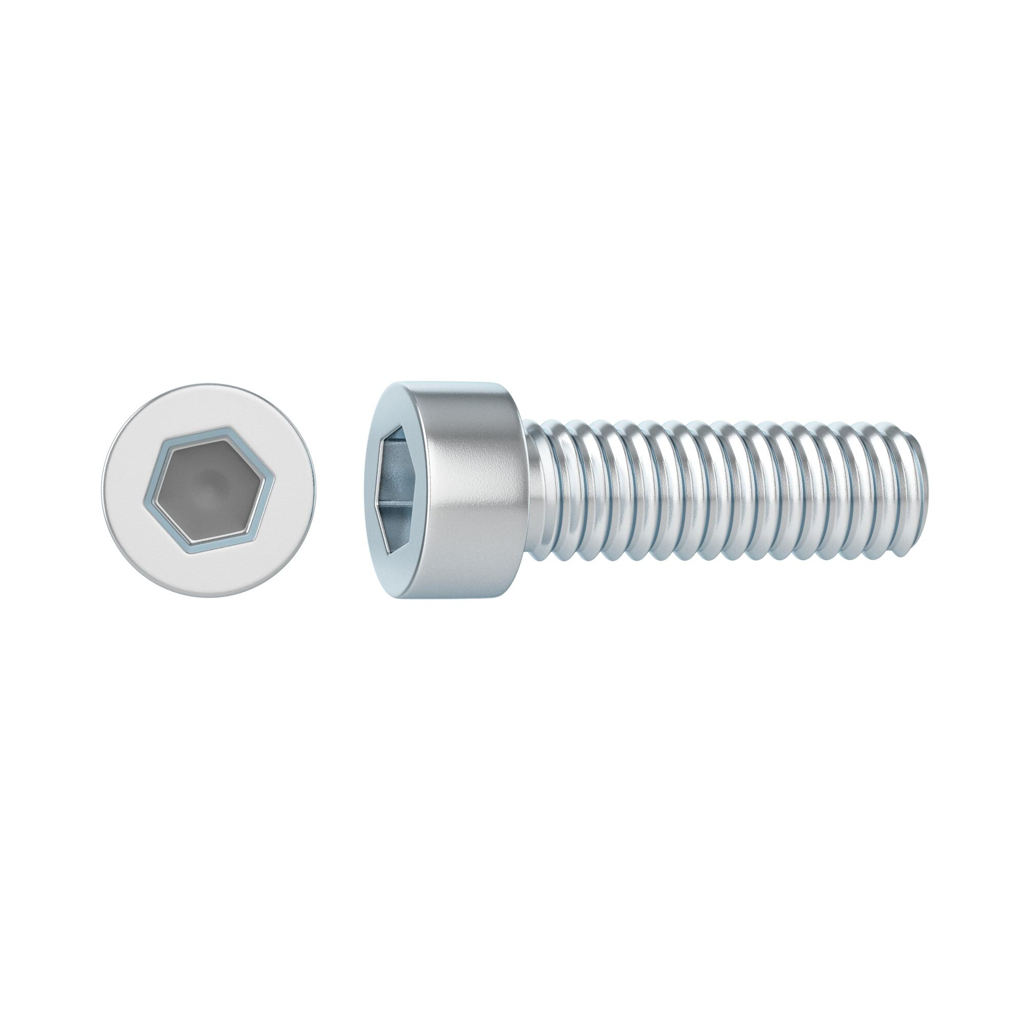 4 tornillo de métrica cabeza cilíndrica abombada de acero , ø 8 x l.60 mm