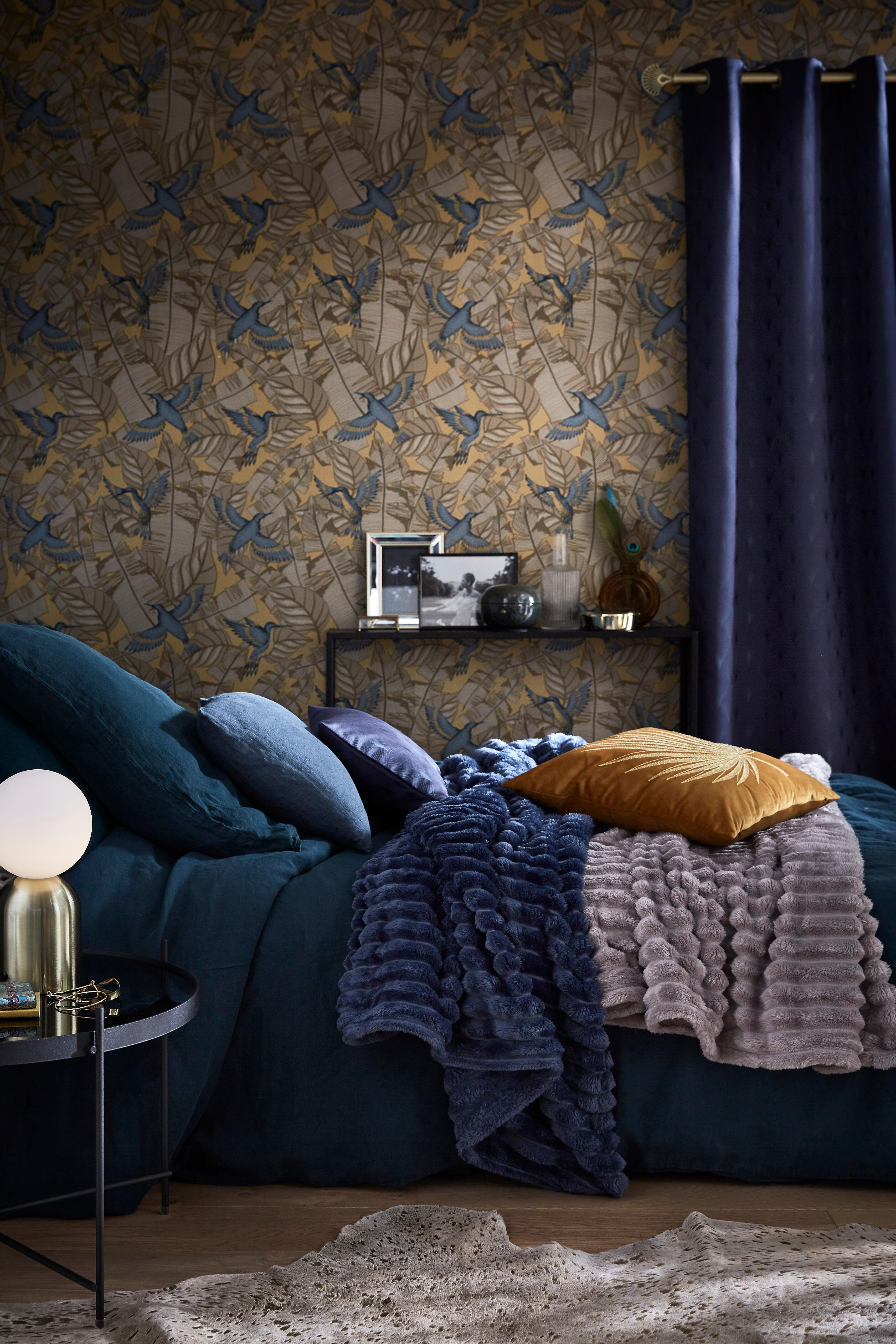 Papel pintado vinilo aplicación cola en pared animales carpinteros amarillo lutece 53cmx10m lavable