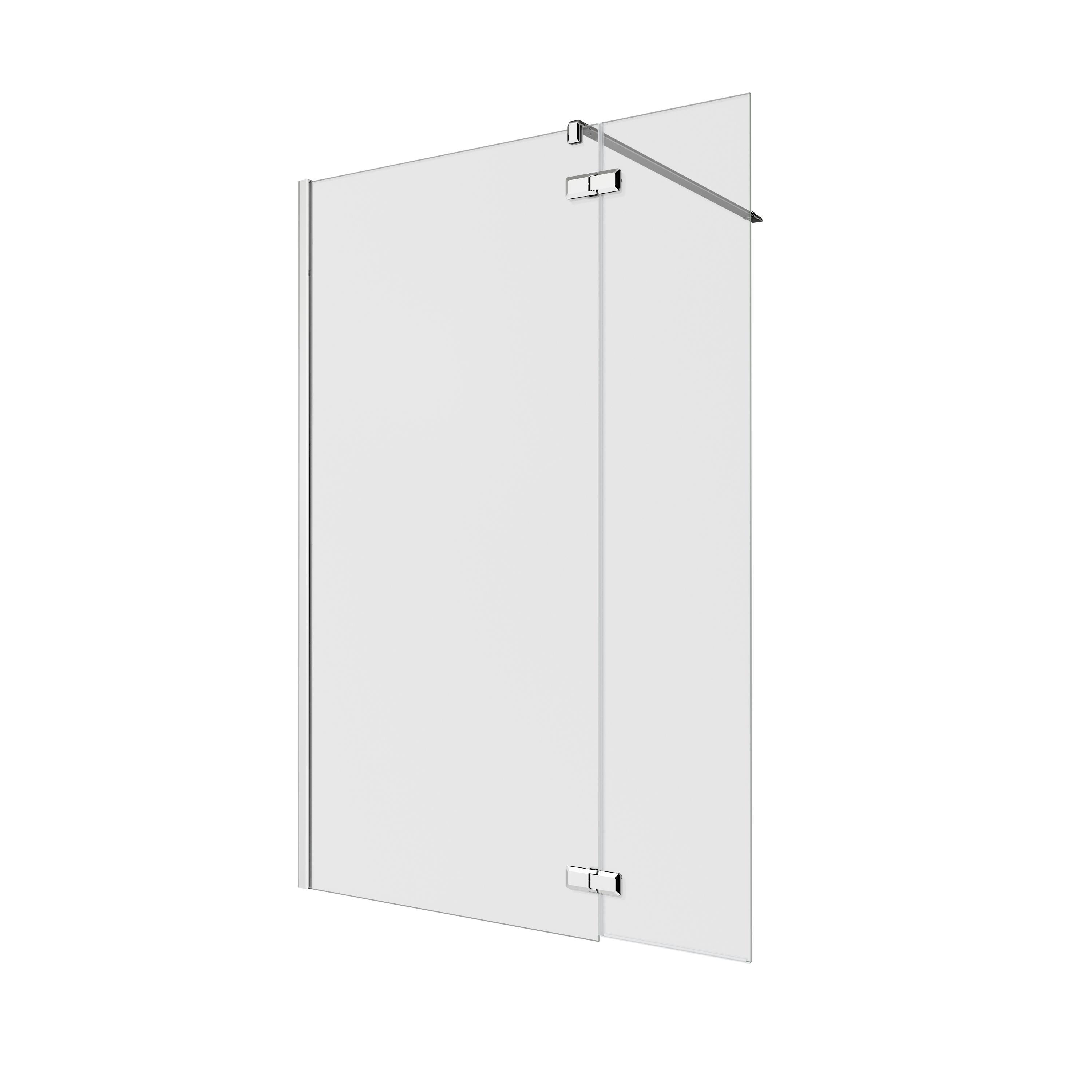 Box doccia walk-in Neo, vetro 8 mm, L 138-139.5 cm x H 200 cm, profilo cromo - 8
