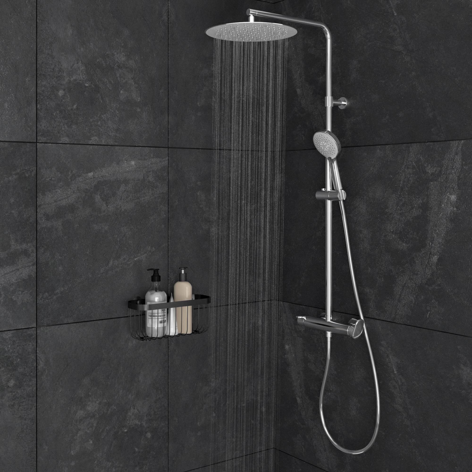 Robinet De Bain/douche Mécanique Noir - Édouard Rosseau (laiton, Fabrication Française)