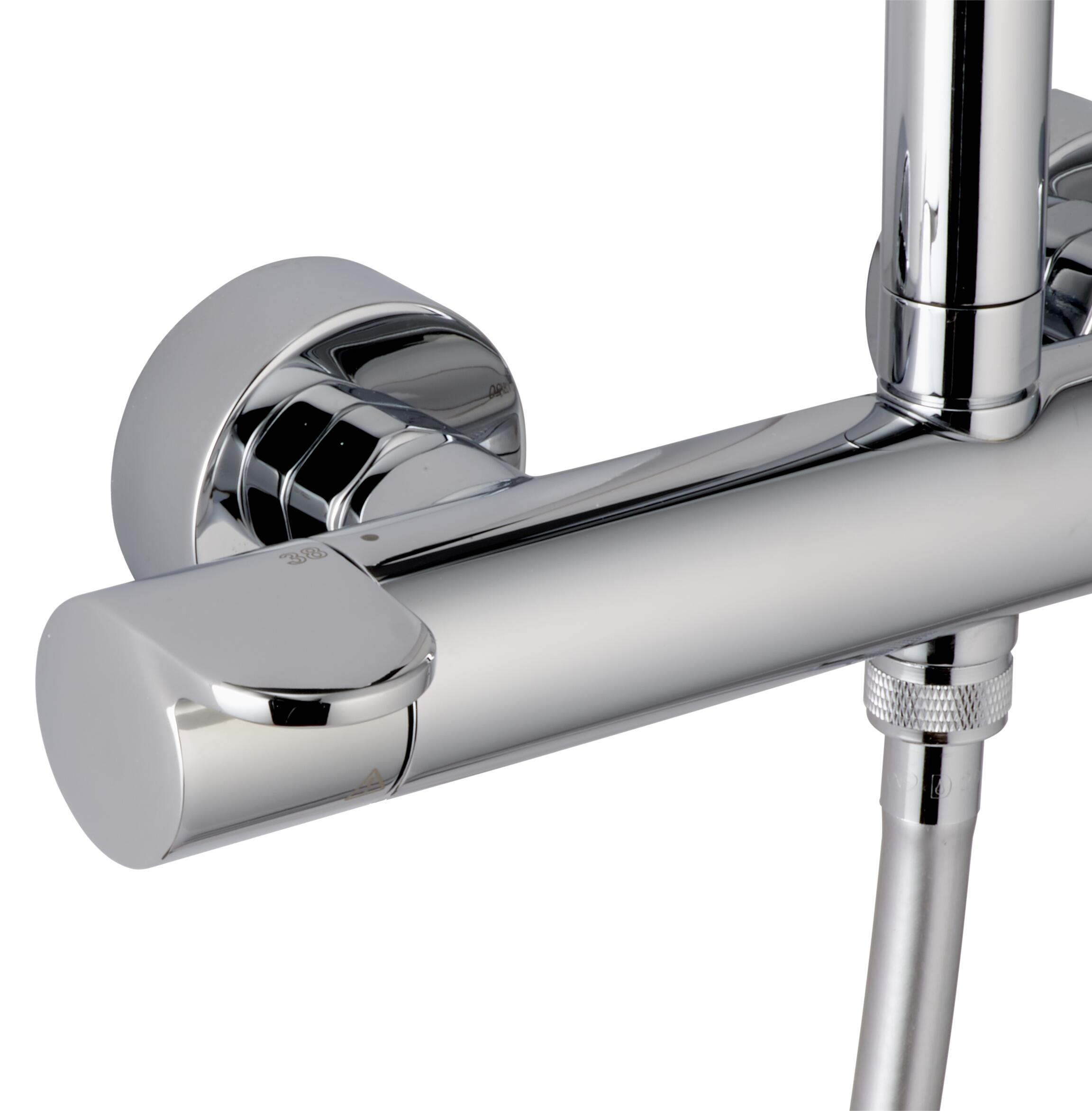 Colonne de douche avec robinet thermostatique, SENSEA Icône, Chrome - 5
