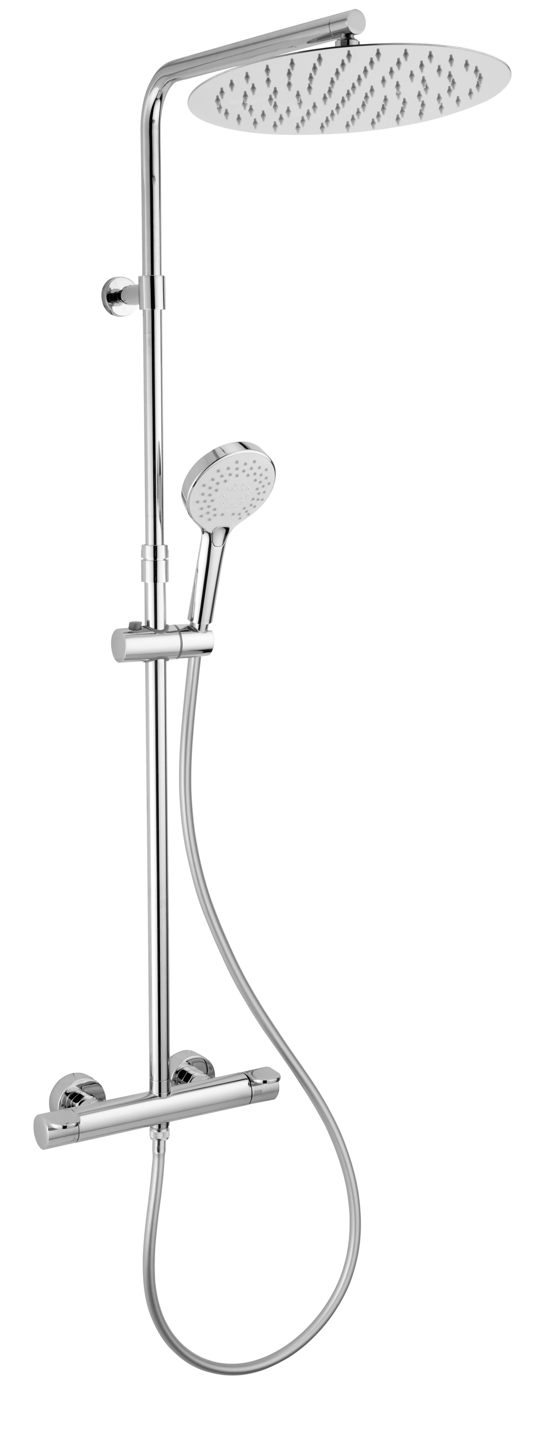 Colonne de douche avec robinet thermostatique, SENSEA Icône, Chrome - 3