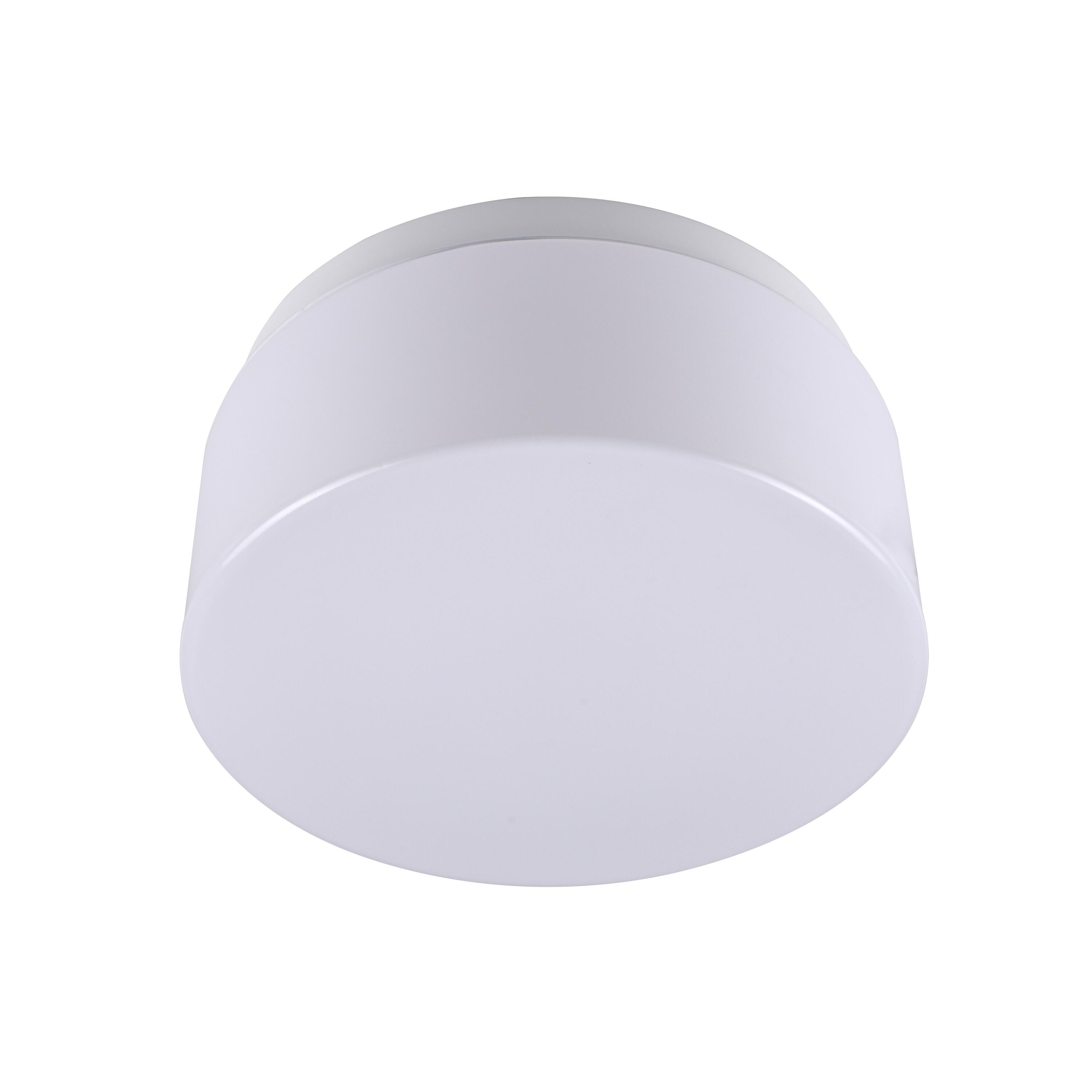 Plafonnier salle de bain 2 x E27, D.25 cm blanc - 5