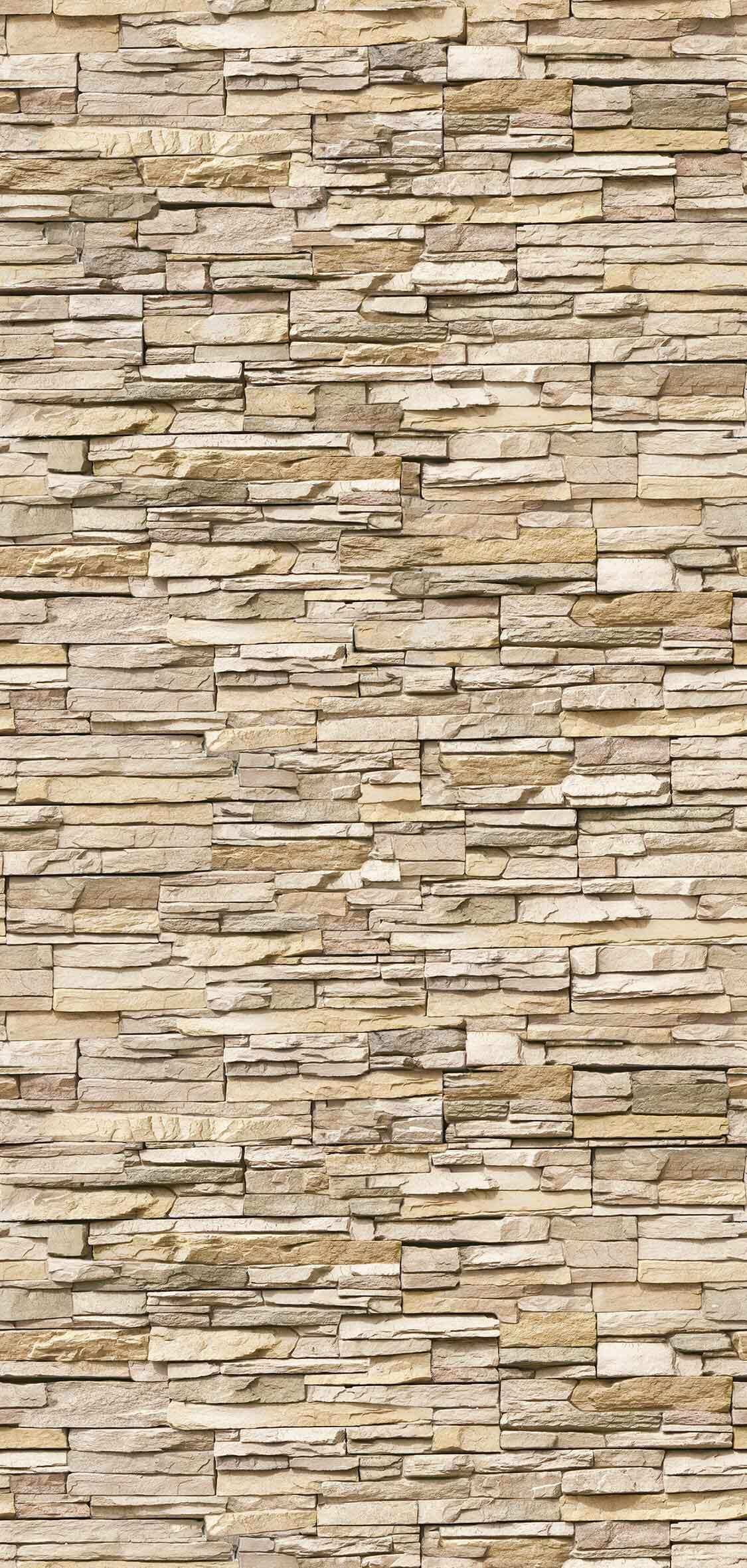 Panneau mural PIERRES NATURELLES CLAIR finition Mat L.150 cm x H.255 cm - 3