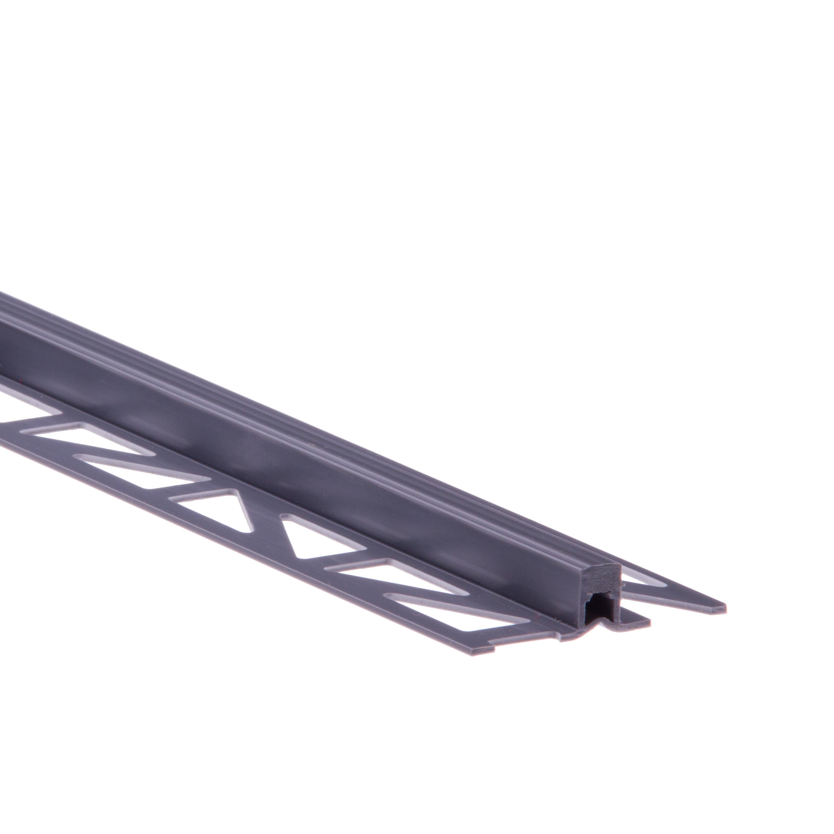 Joint de dilatation et fractionnement sol gris moyen mat pvc, L.250cm x ...
