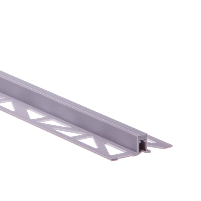 Joint de dilatation et fractionnement sol gris clair mat pvc, L.250cm x Ep.13 mm