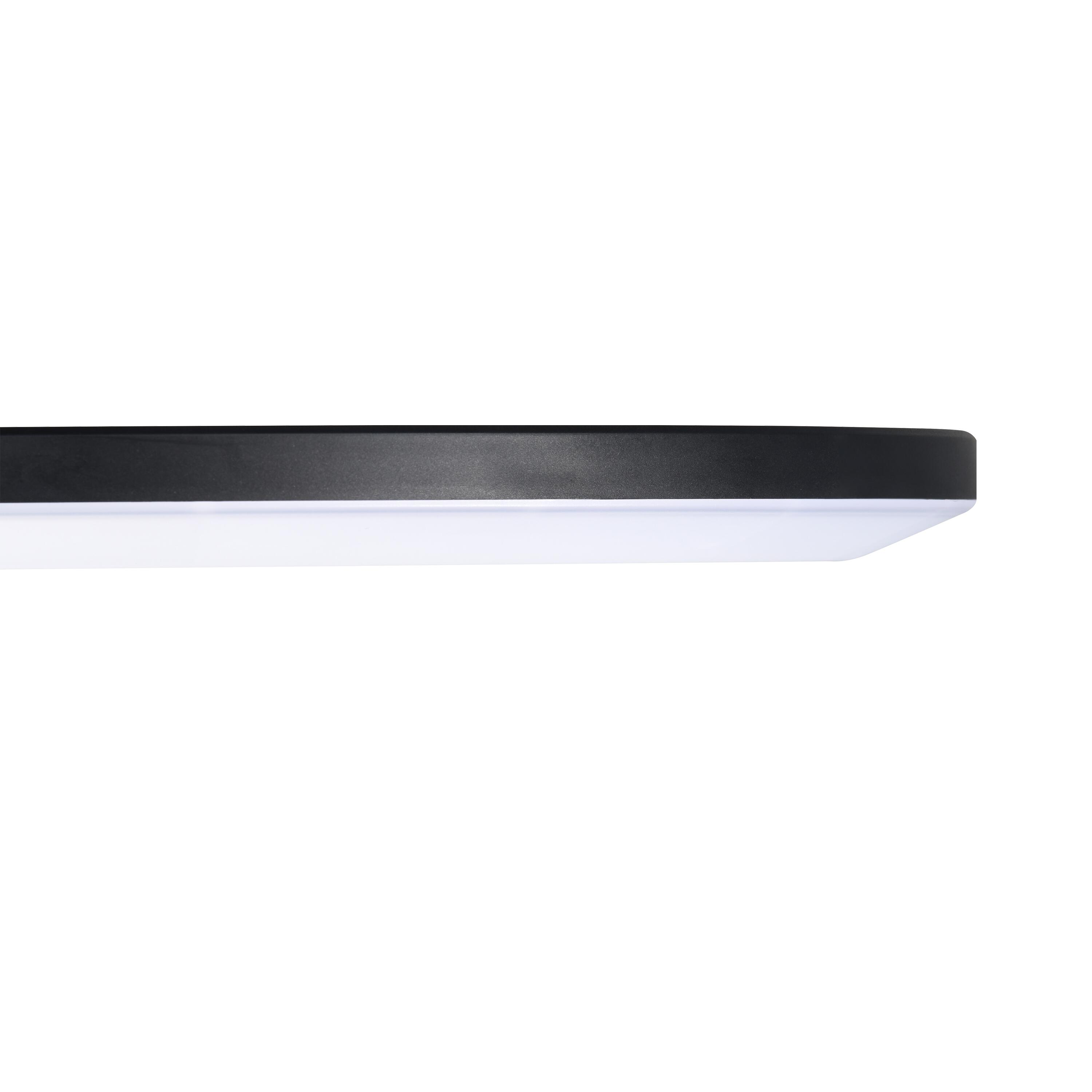 Plafonnier LED salle de bain Lano, D.29.4 cm 1700 lm blanc neutre, noir Inspire - 7