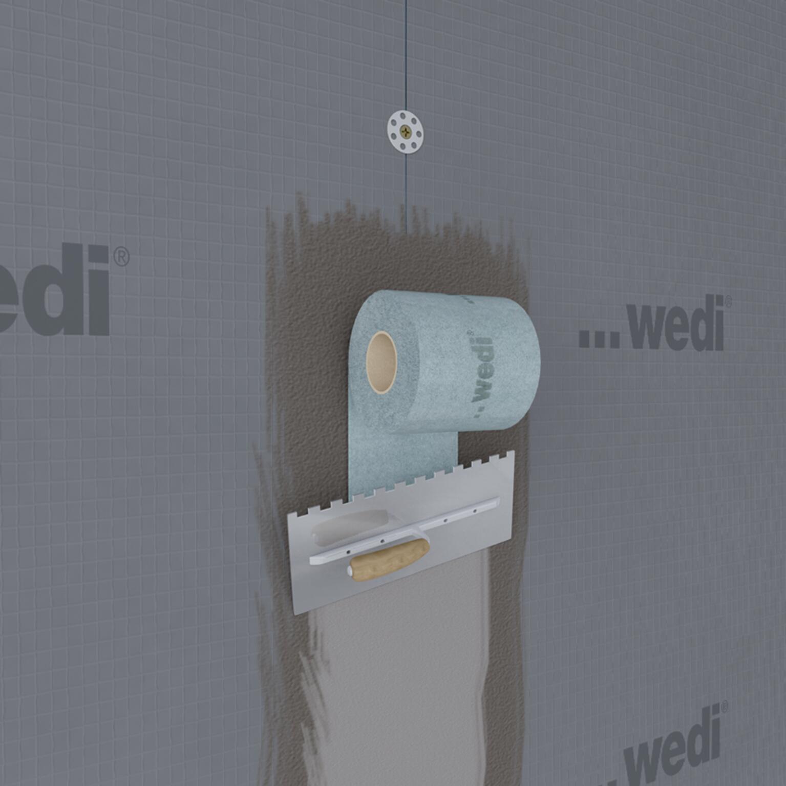 Bande d'étanchéité H.0.1 x l.12 cm 1000 WEDI - 2