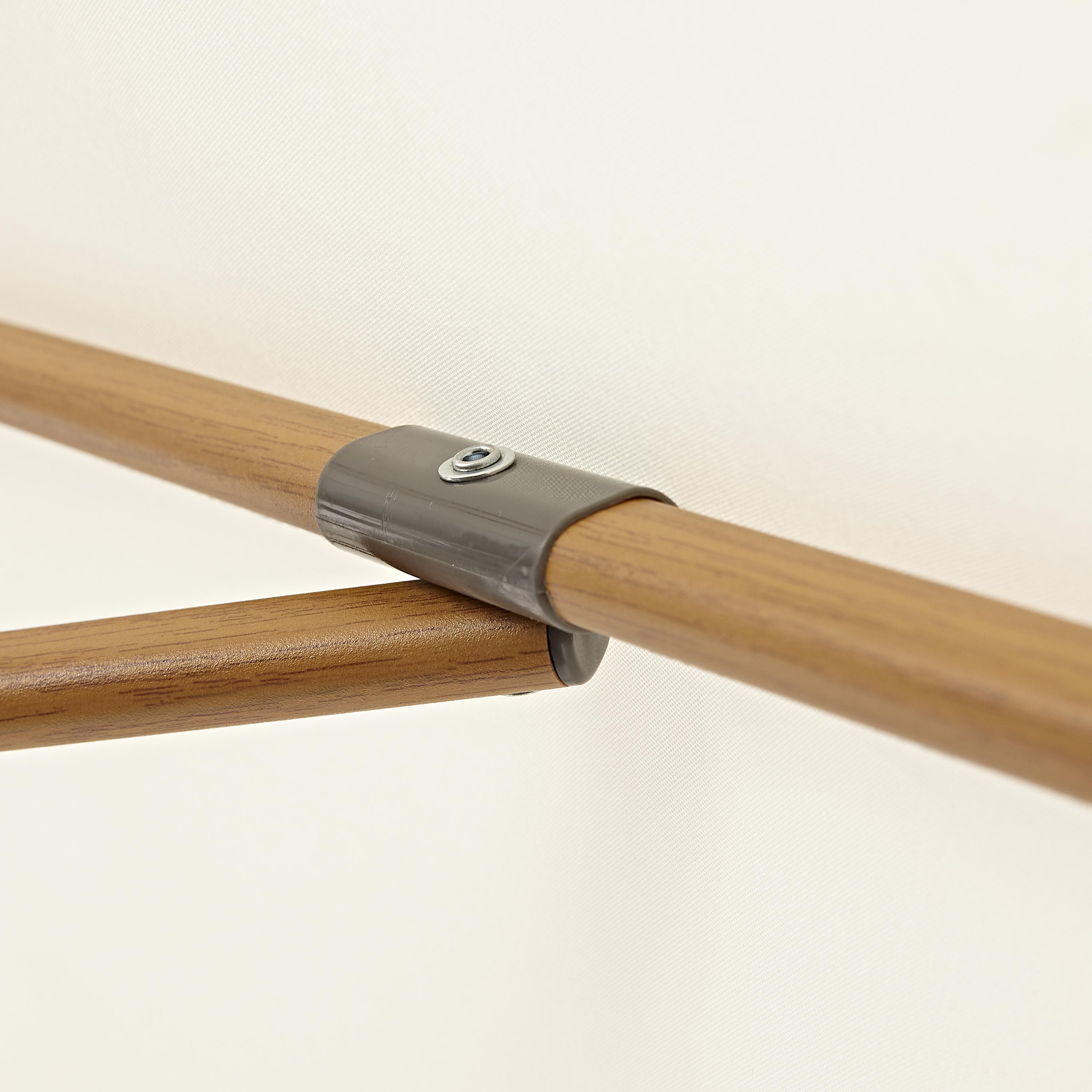 Parasol NATERIAL Agora blanc octogonal - 7