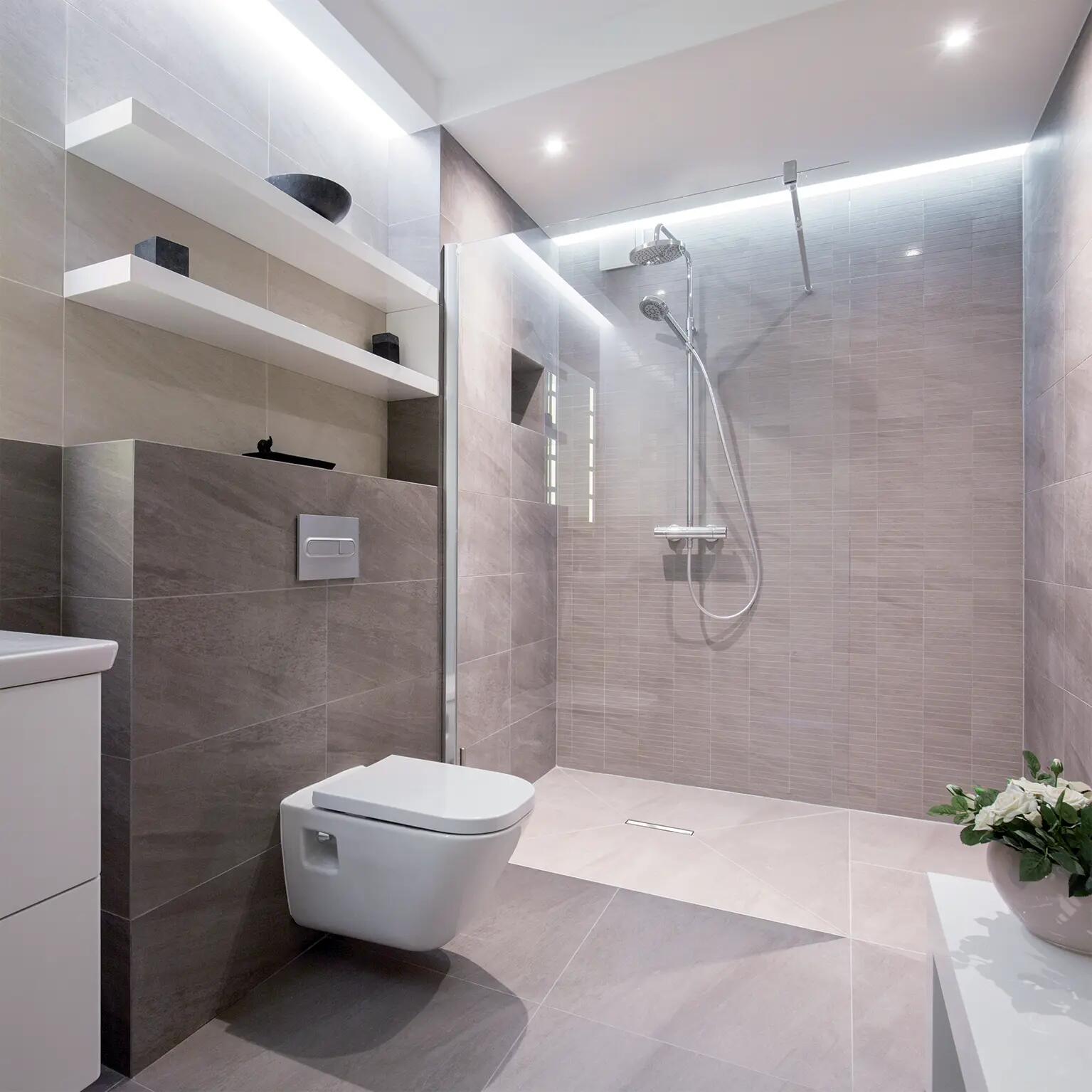 Receveur de douche à carreler rectangulaire L.180 x l.90 cm, WEDI Riolito line - 2