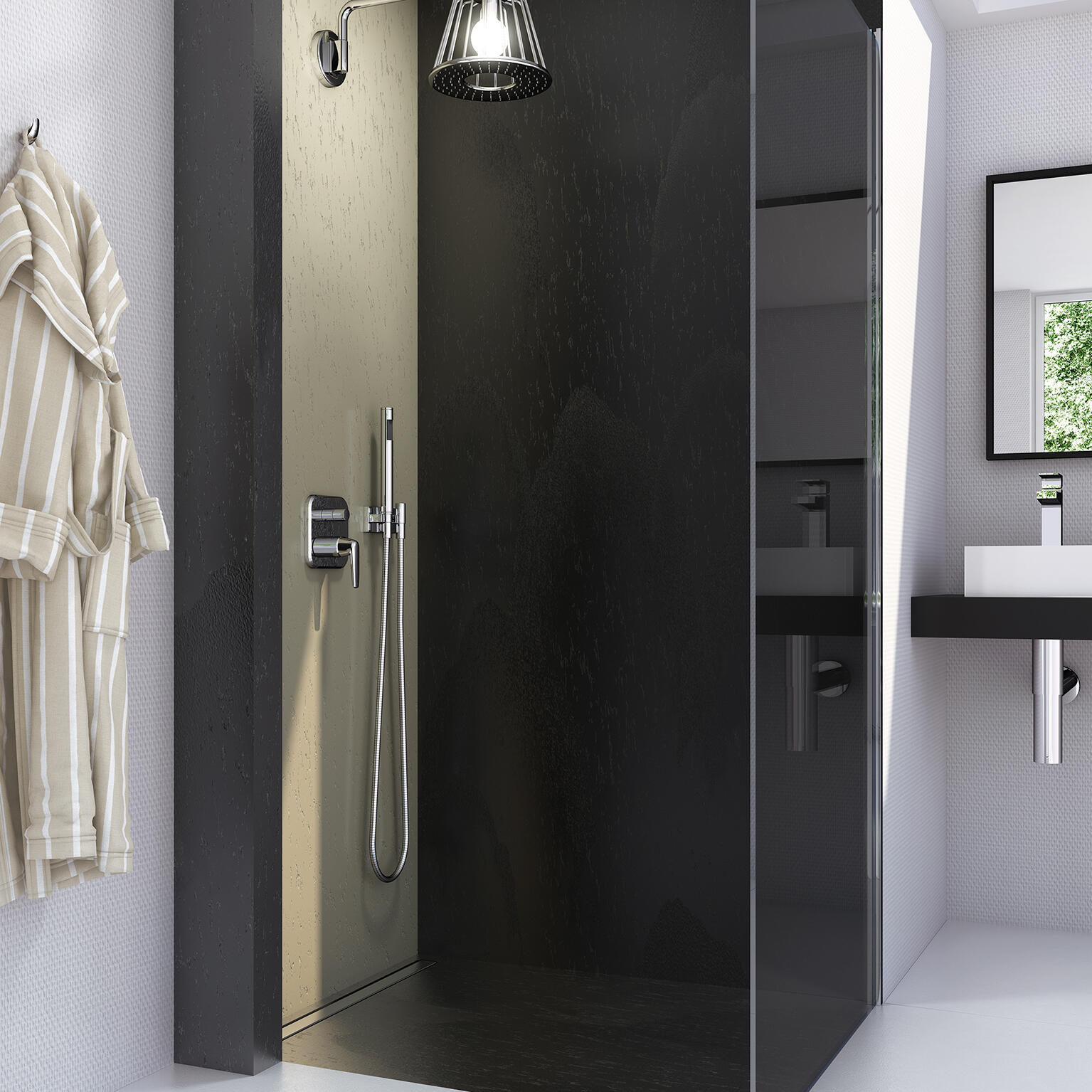 Receveur de douche prêt à carreler rectangulaire L.90 x l.120 WEDI Riolito line - 4