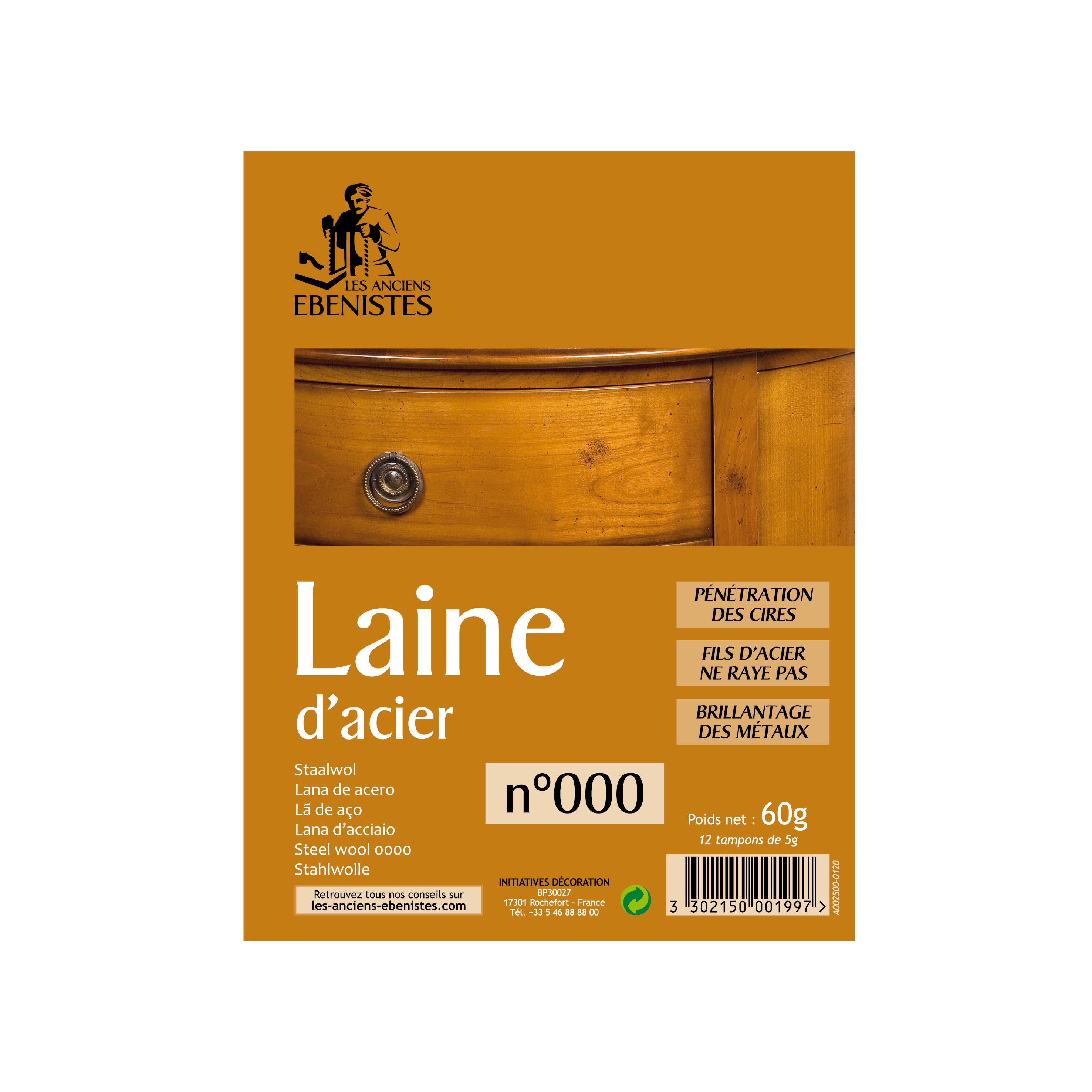 Laine d'acier N°000 LES ANCIENS EBENISTES - 2