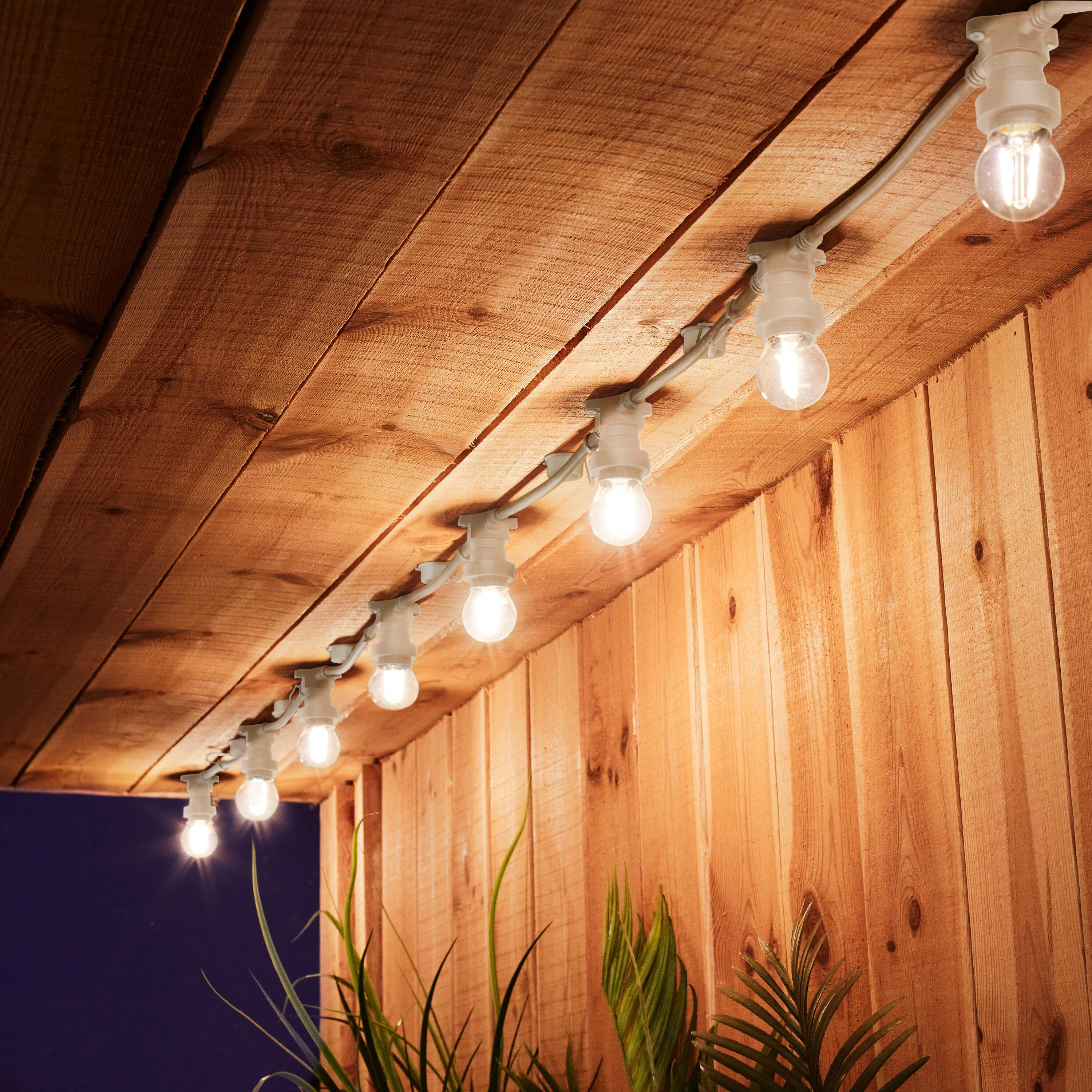 Girlanda ogrodowa Segoya IP44 5 m biała 10 x E27 Inspire - 4