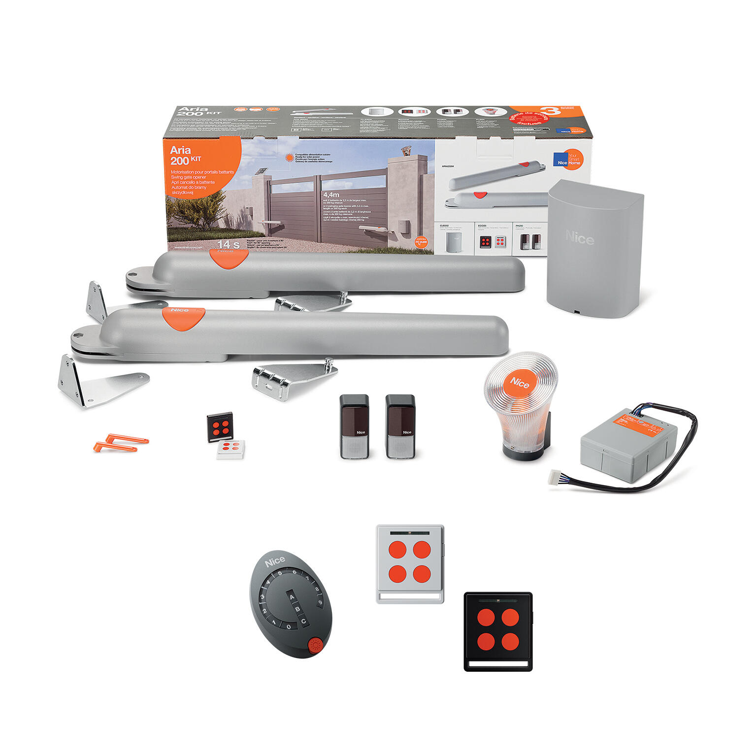 Moteur de portail à verins, NICE HOME, Aria 200 kit Leroy Merlin — free download