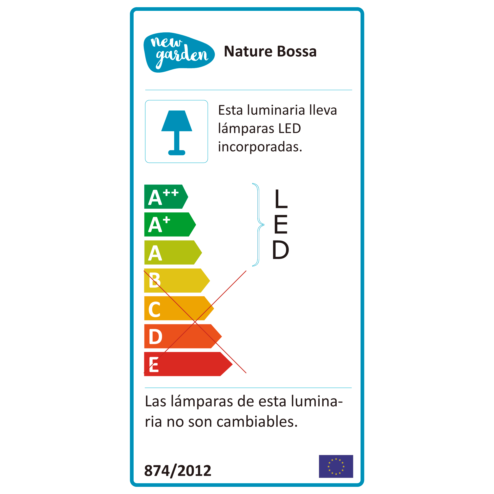 Lampadario LED design BOSSA 20 BATTERY HANG beige, luce calda 900 lumen, NEWGARDEN, IP54 - 16