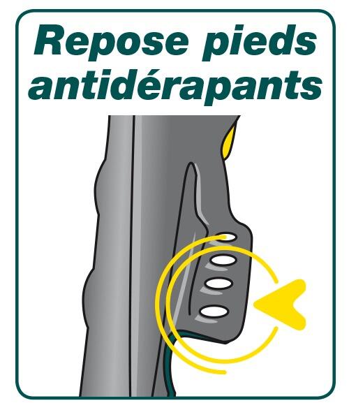 Louchet à bêcher acier trempé LEBORGNE Senlis, manche composite L.100 cm - 7