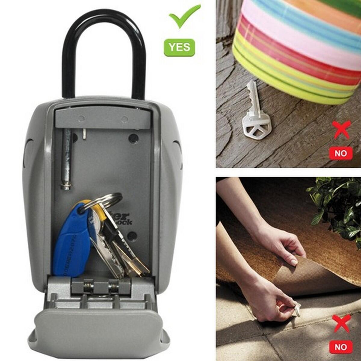 Boîte à clé à sécurisé avec anse H.13,5 x l.10,5 x P.4,6 cm - MASTER LOCK 5414EURD  - 7
