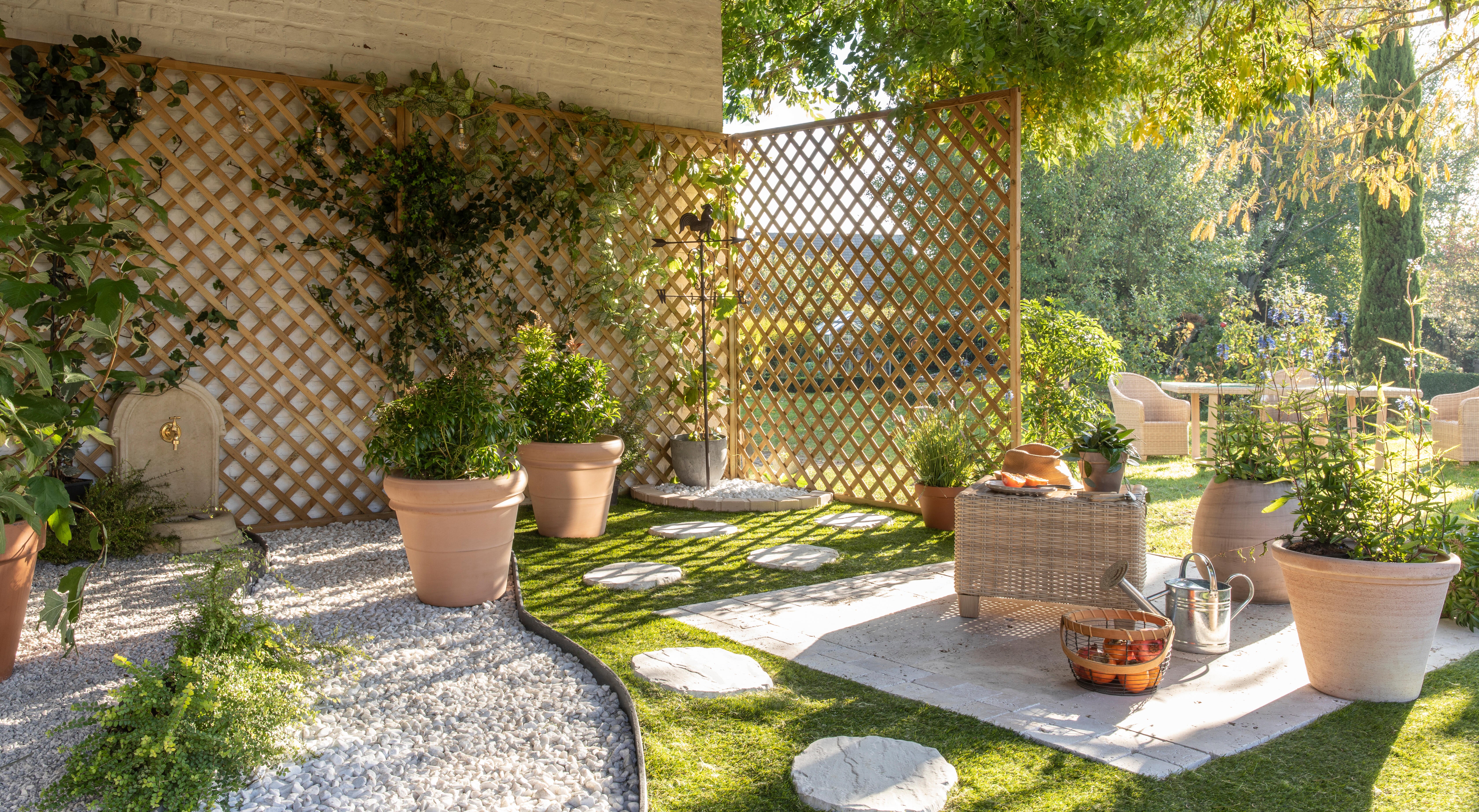 Pas japonais Fleur en béton sable, L.38 x l.32 x Ep.3.5 cm - 4