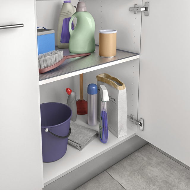 Protection aluminium sous-évier DELINIA l.56.8 x H.1 x P.51.5 cm