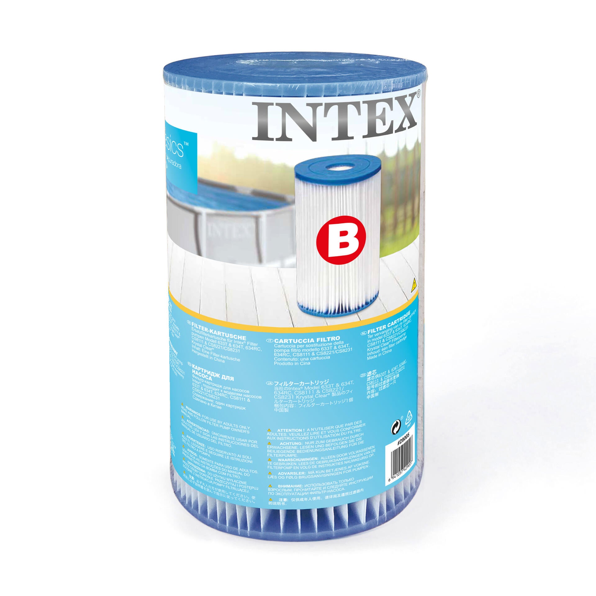 Cartouche filtrante B INTEX pour épurateur - 3
