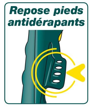 Bêche rebord Duopro LEBORGNE béquille L.90 cm - 5