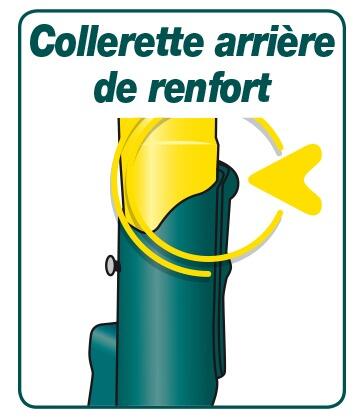 Bêche rebord Duopro LEBORGNE béquille L.90 cm - 3