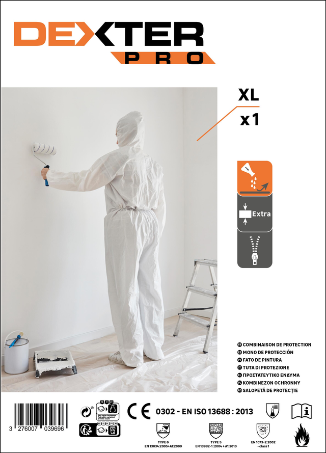 Combinaison de protection taille Xl DEXTER PRO blanc
