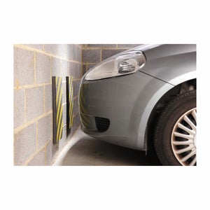 Paracolpi Da Garage Nero - 2 Pannelli In Gommapiuma Adesiva Per Proteggere Auto E Pareti - Foto 10