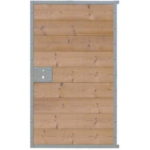Portillon battant Ponant, l.100 x H.175 cm, naturel