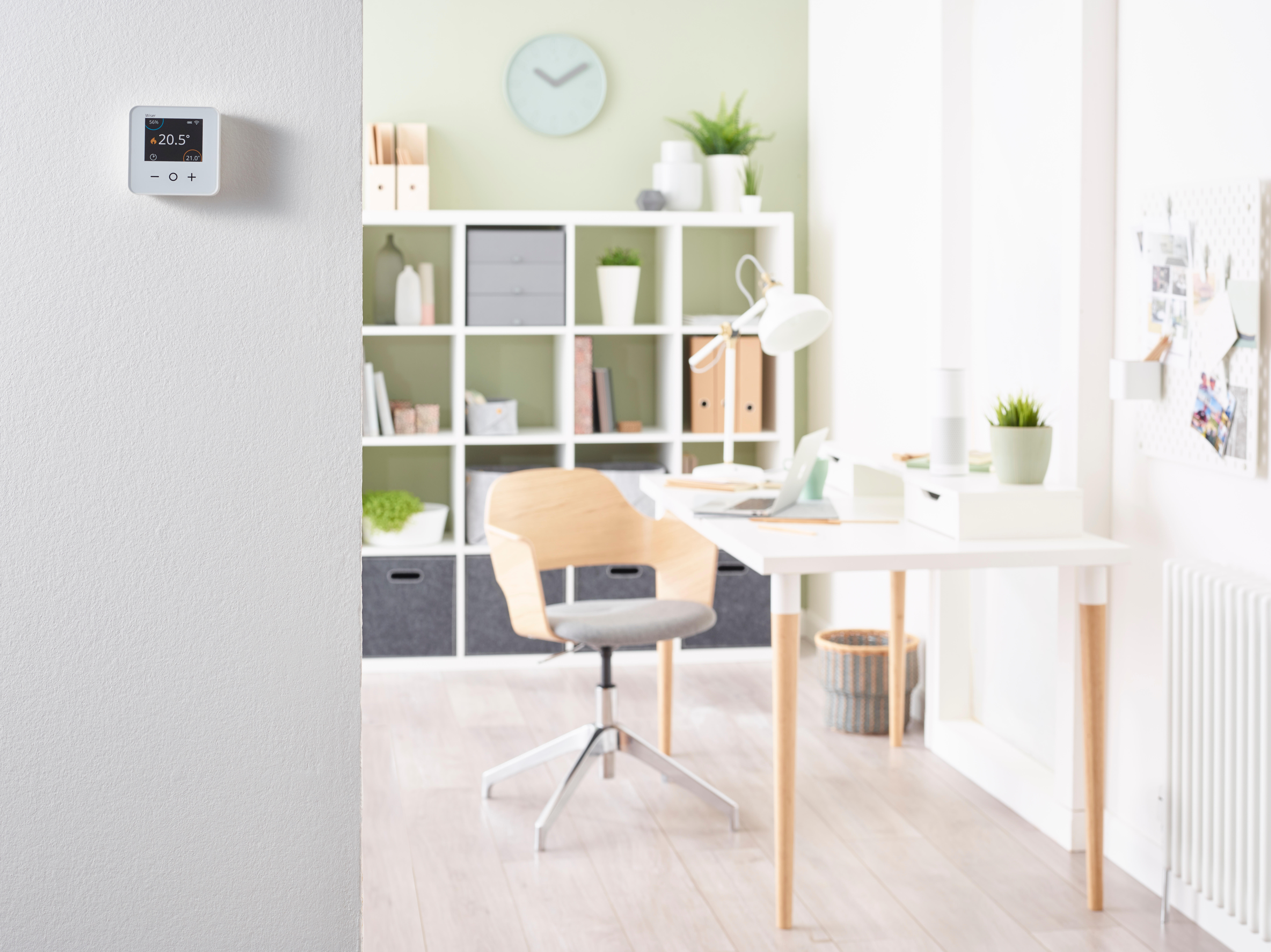 Thermostat d'ambiance connecté zigbee Wiser, SCHNEIDER ELECTRIC, blanc - 8