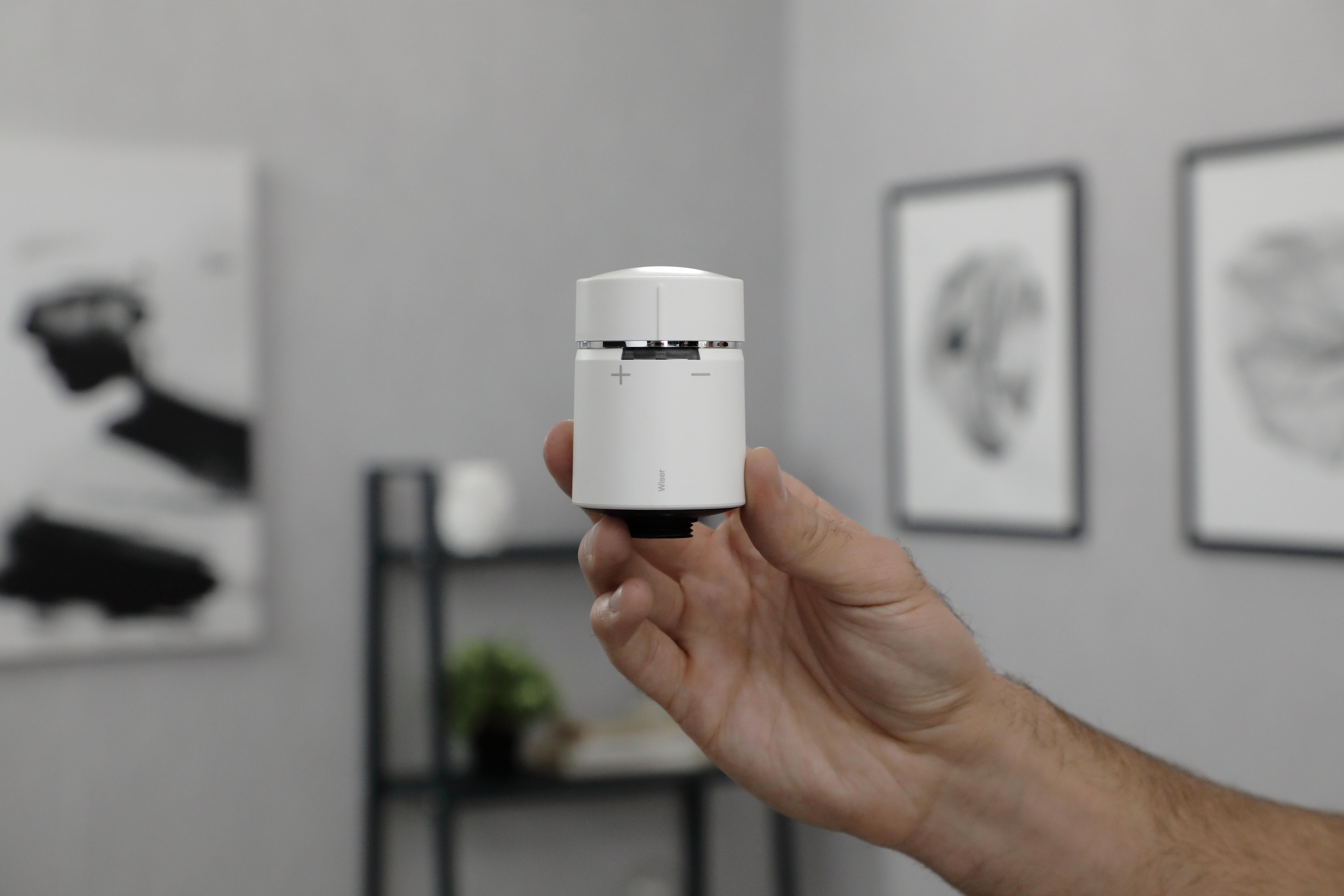 Tête de vanne thermostatique connectée zigbee Wiser, SCHNEIDER ELECTRIC, blanc - 8