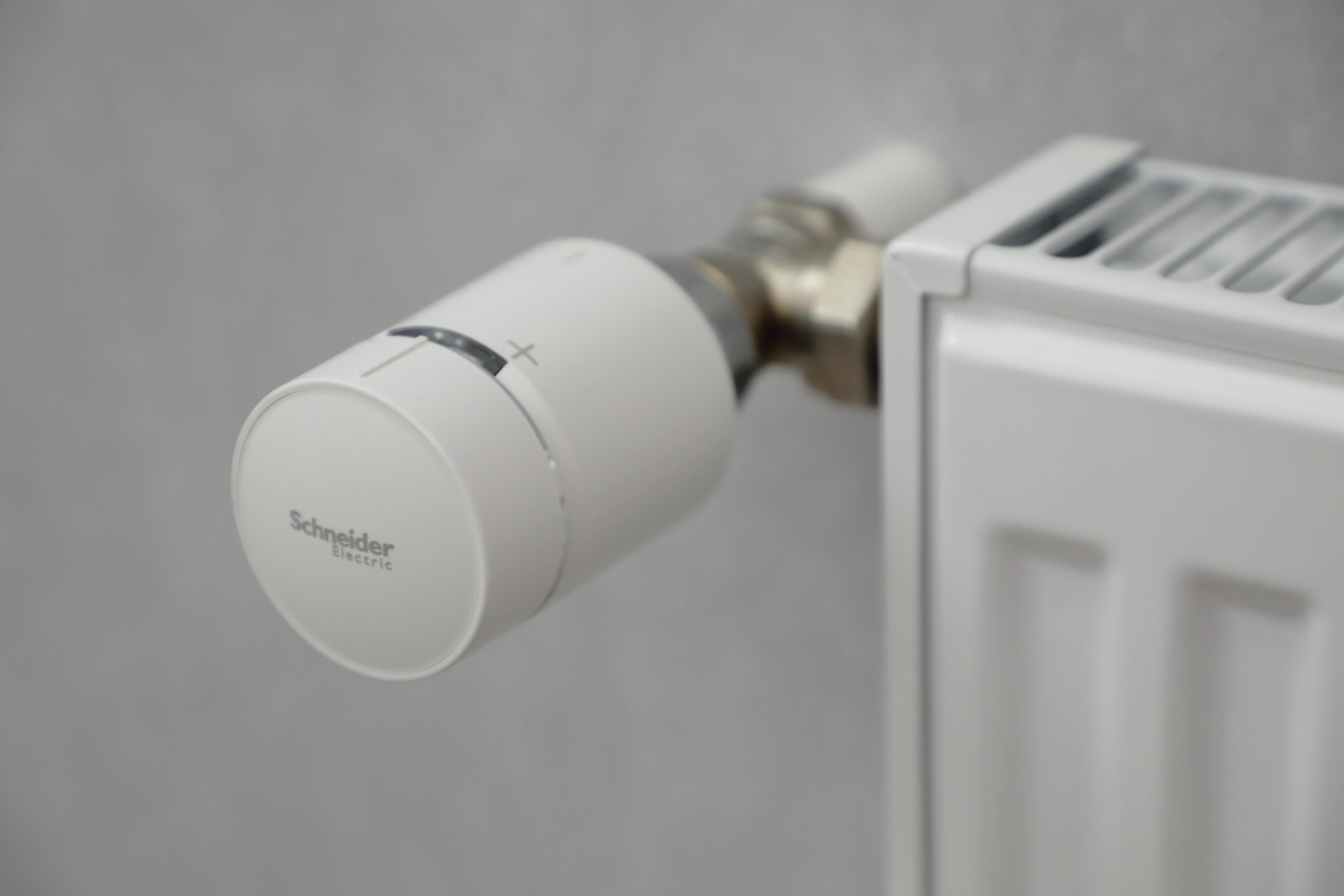 Tête de vanne thermostatique connectée zigbee Wiser, SCHNEIDER ELECTRIC, blanc - 2