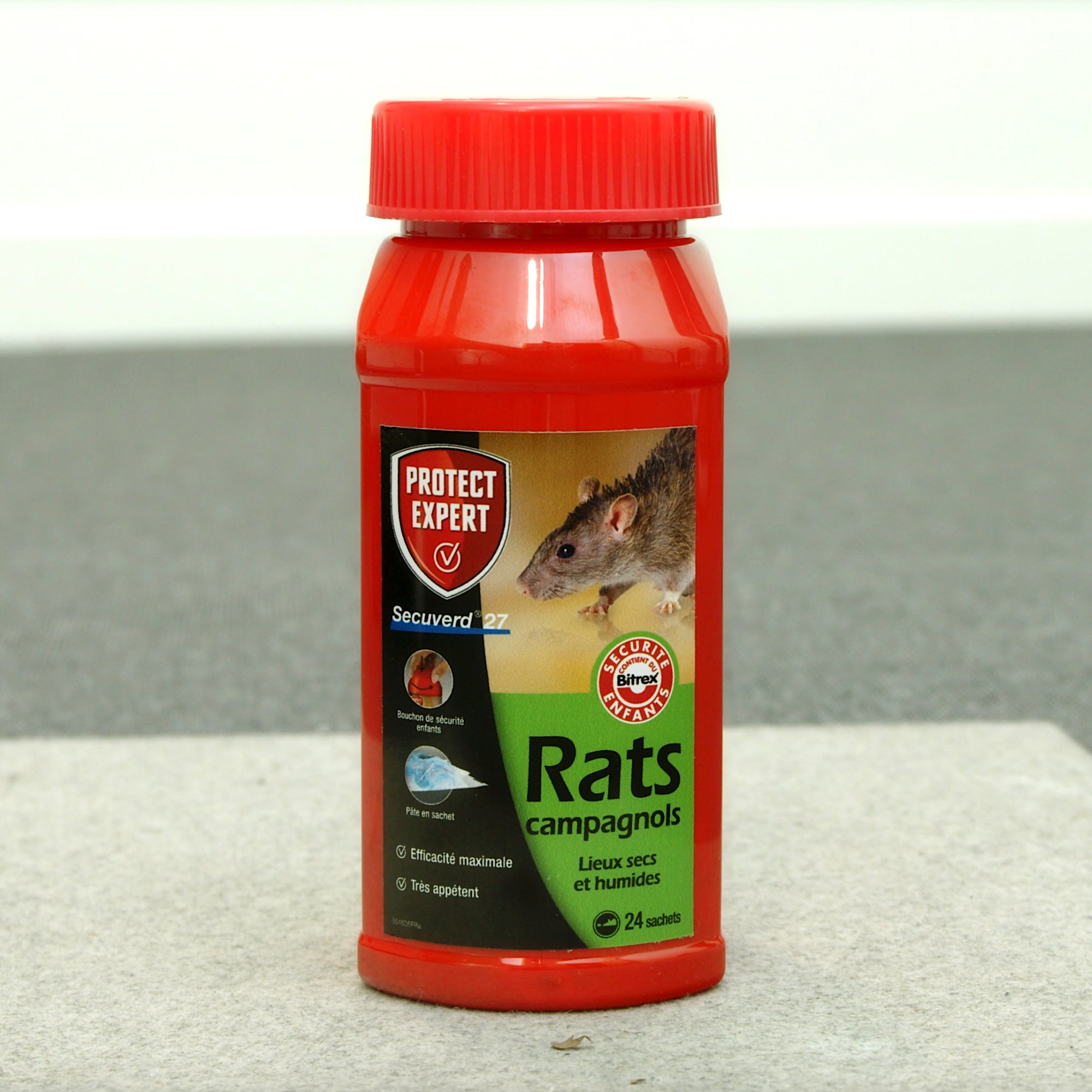 Pâte antirats et souris PROTECT EXPERT, 240g - 2