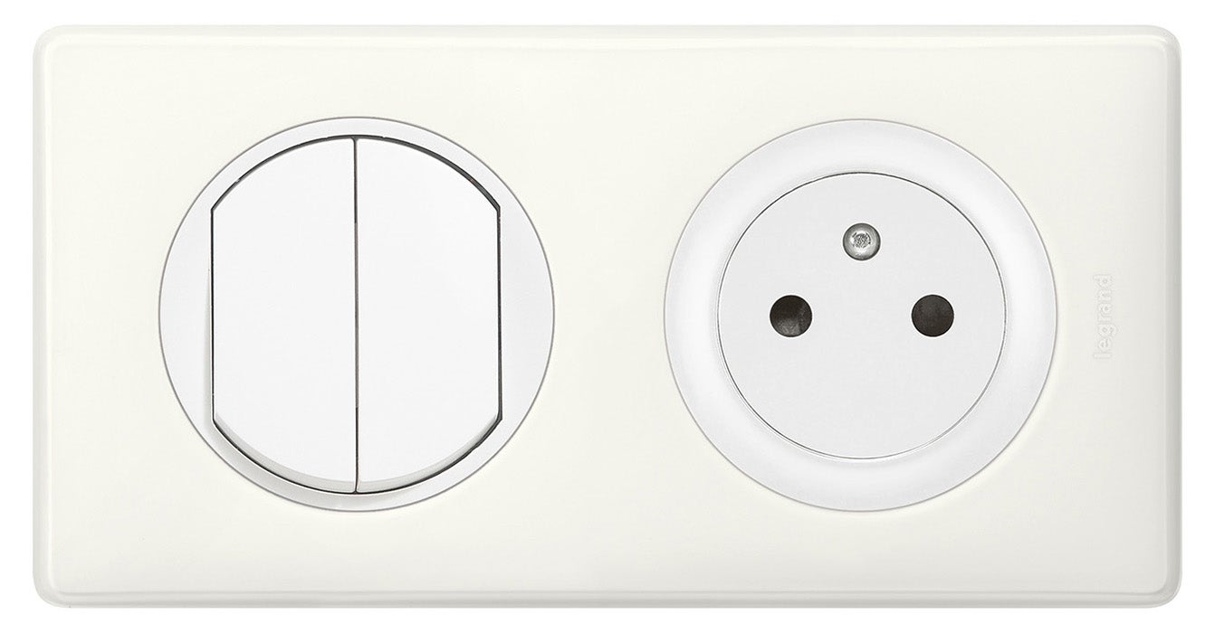 Lot de 10 interrupteurs filaires connectés option variateur Céliane