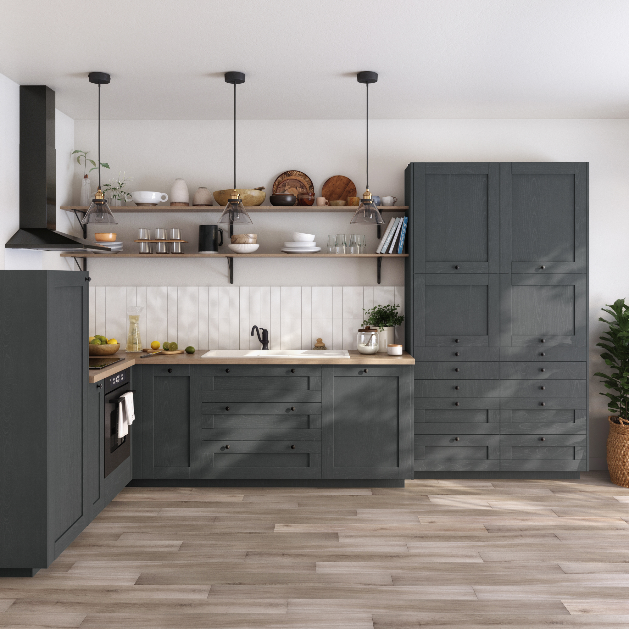 Módulo coluna Delinia 60X35X215CM cinza - 2