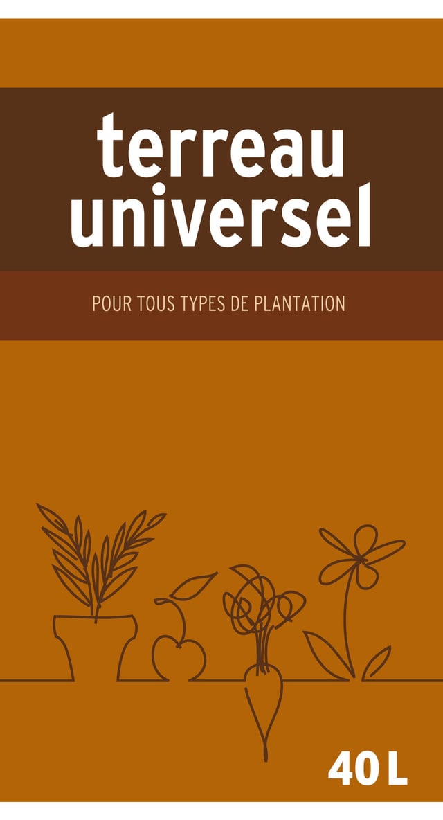 Terreau universel, 40 l