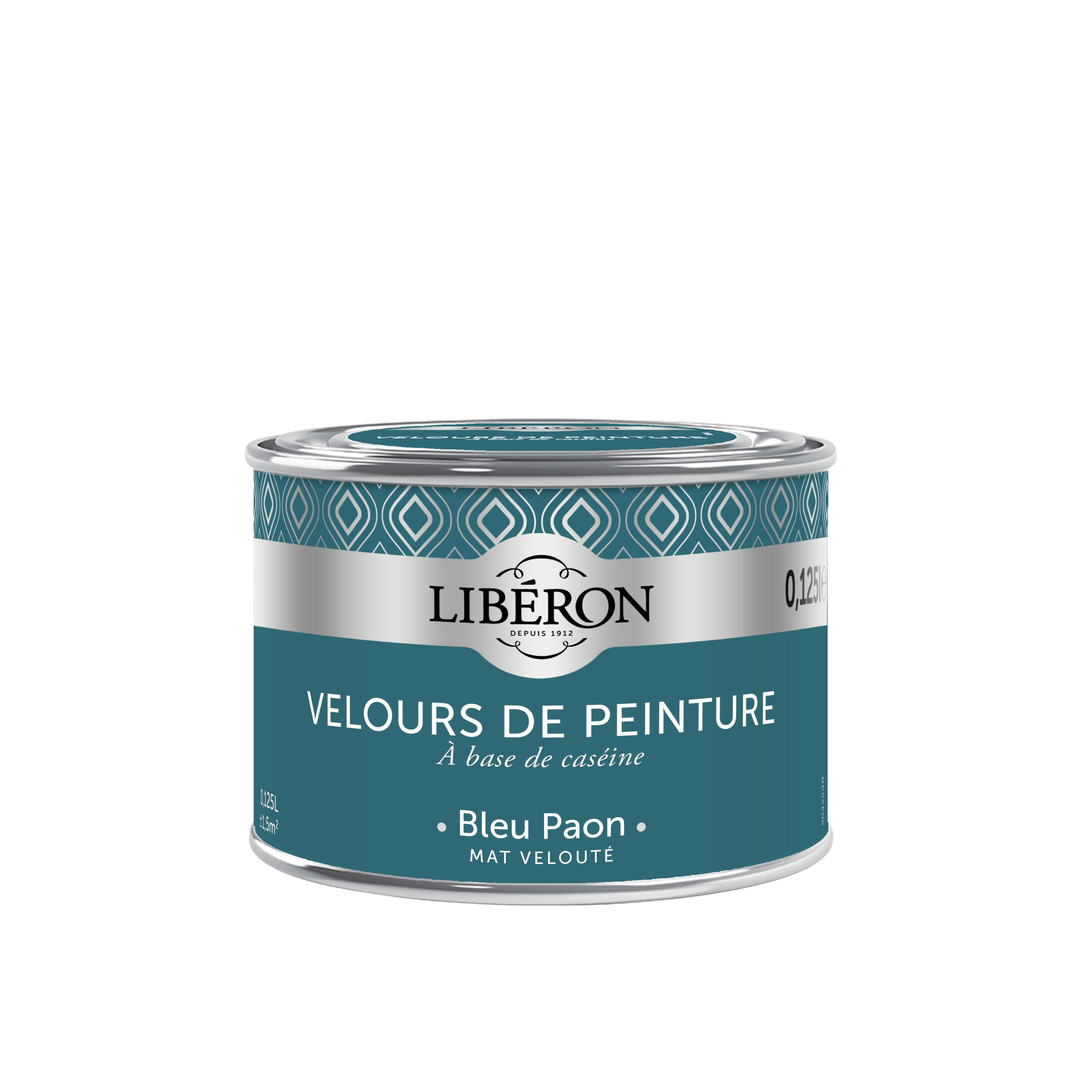 Testeur peinture mur, boiserie bleu paon LIBÉRON Velours de peinture® 0.125l - 5