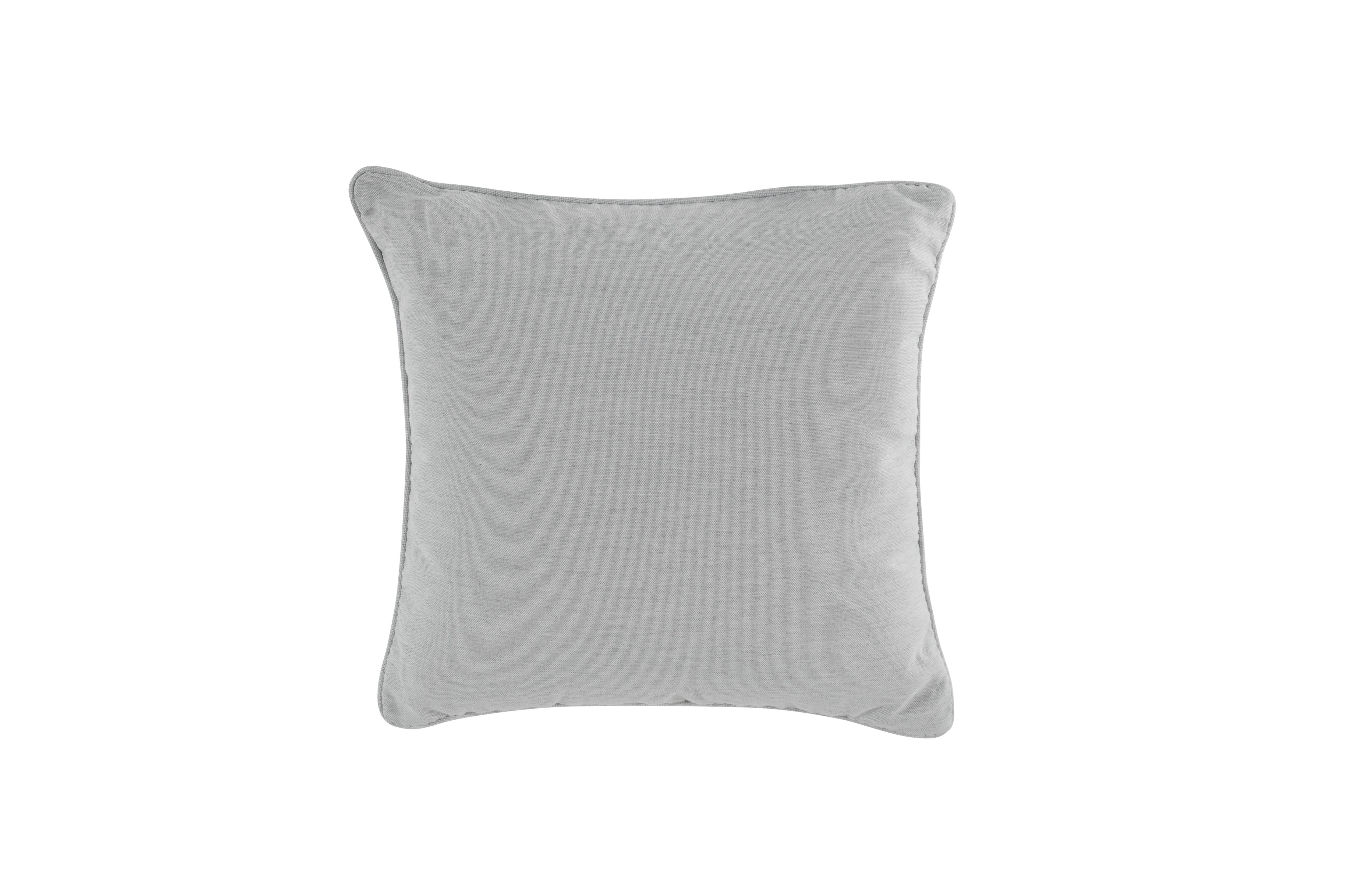 Coussin d'extérieur décoratif Reseat, gris / argent, l.45 x L.45 cm NATERIAL - 3