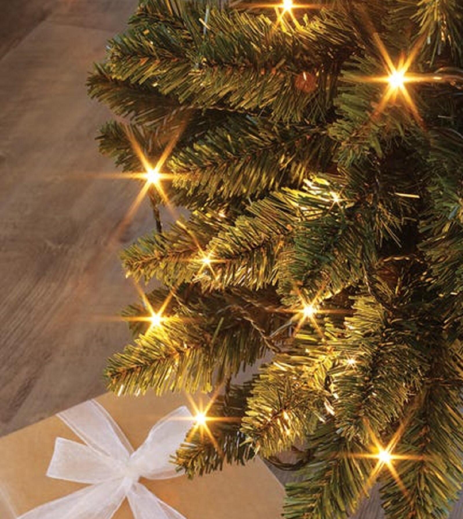 Guirlande LED Sapin De Noël 480 LEDs - 3m Avec 16 Branches, étanche IP65, Télécommande, 8 Modes, Pour Intérieur/extérieur - 8