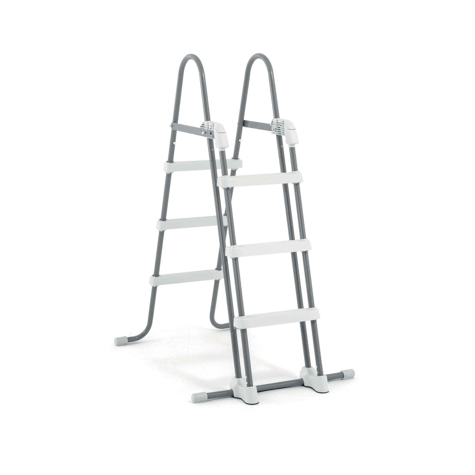 Échelle sécurité INTEX pour piscine H 91cm à 1m07 avec marches amovibles - 2