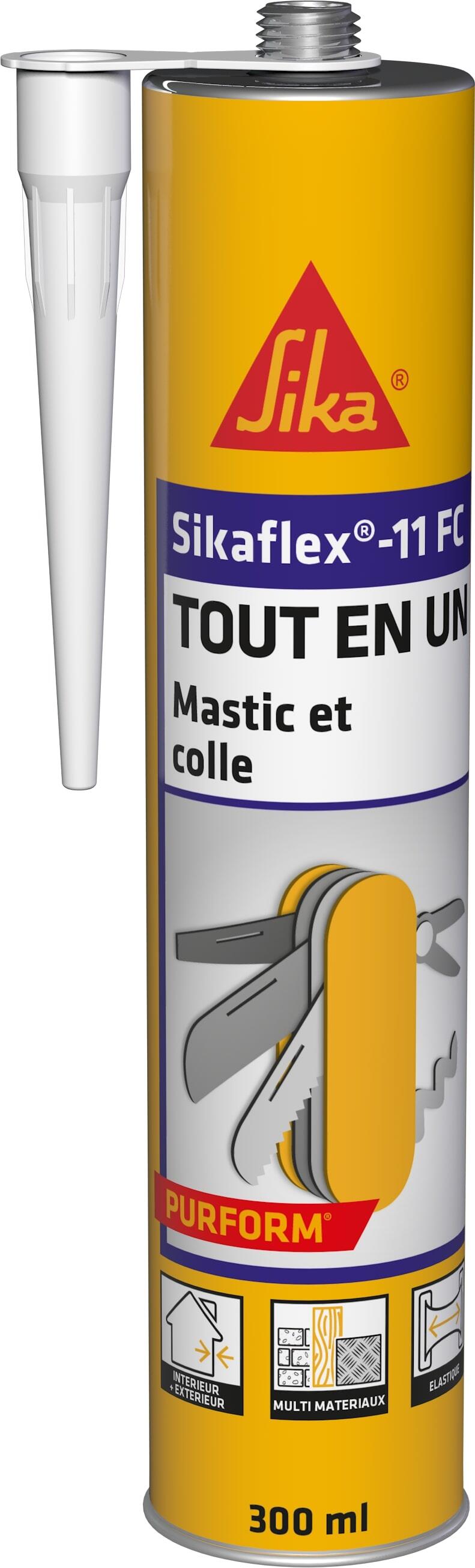 Lot de 2 mastics colle blanc 300 ml Sikaflex PRO 11 FC Purform - SIKA - 2