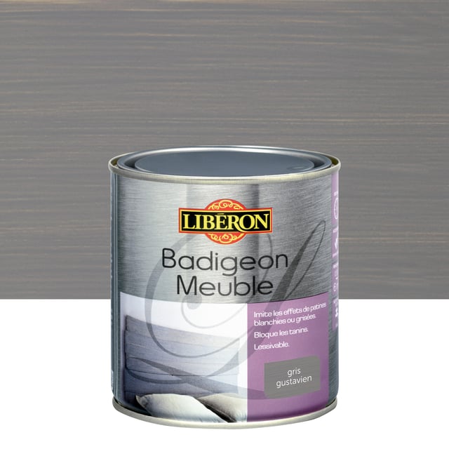 Badigeon Meuble LIBÉRON gris gustavien mat 0.5 l