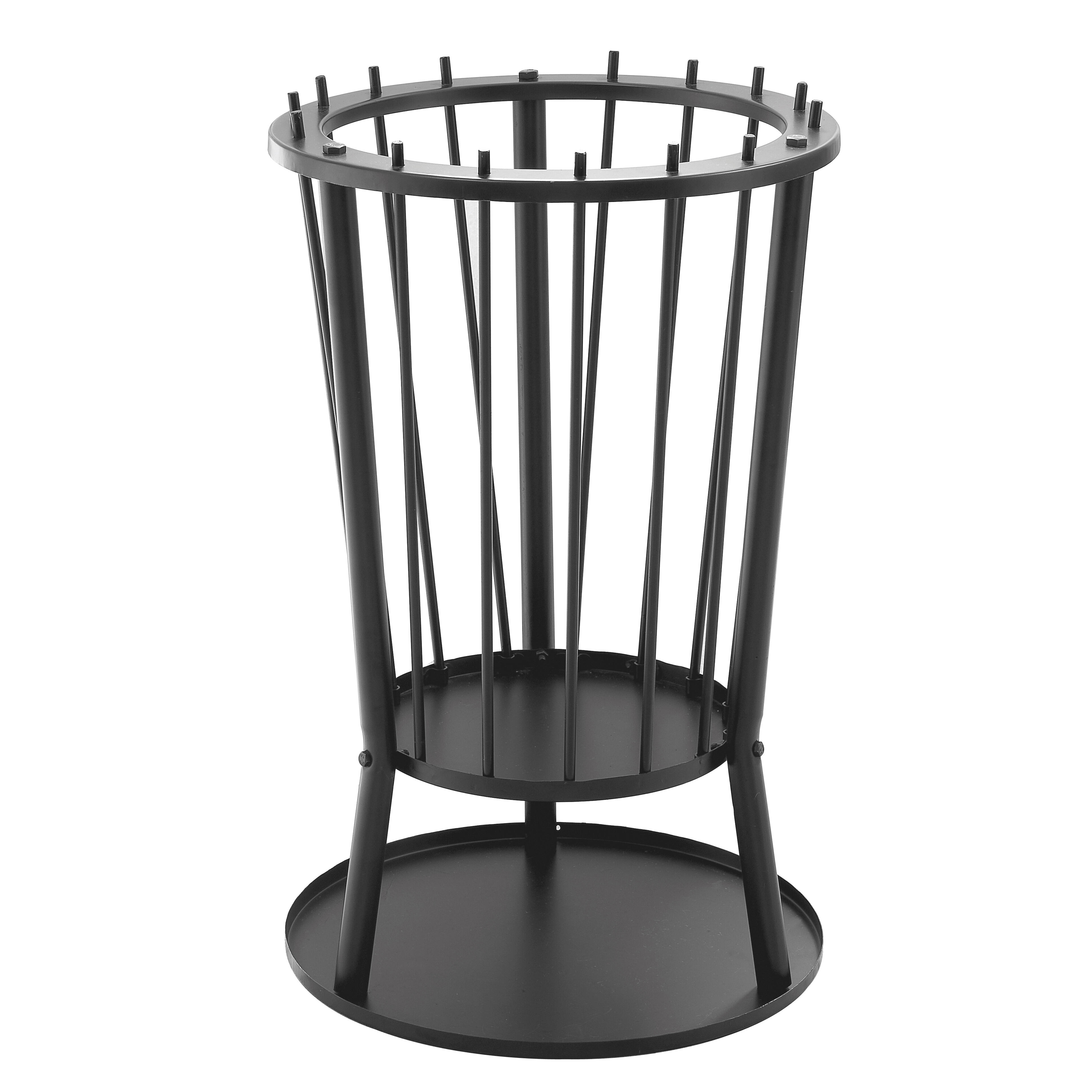 Brasero de exterior barbecook bc-woo-6003 de acero lacado de 40 cm