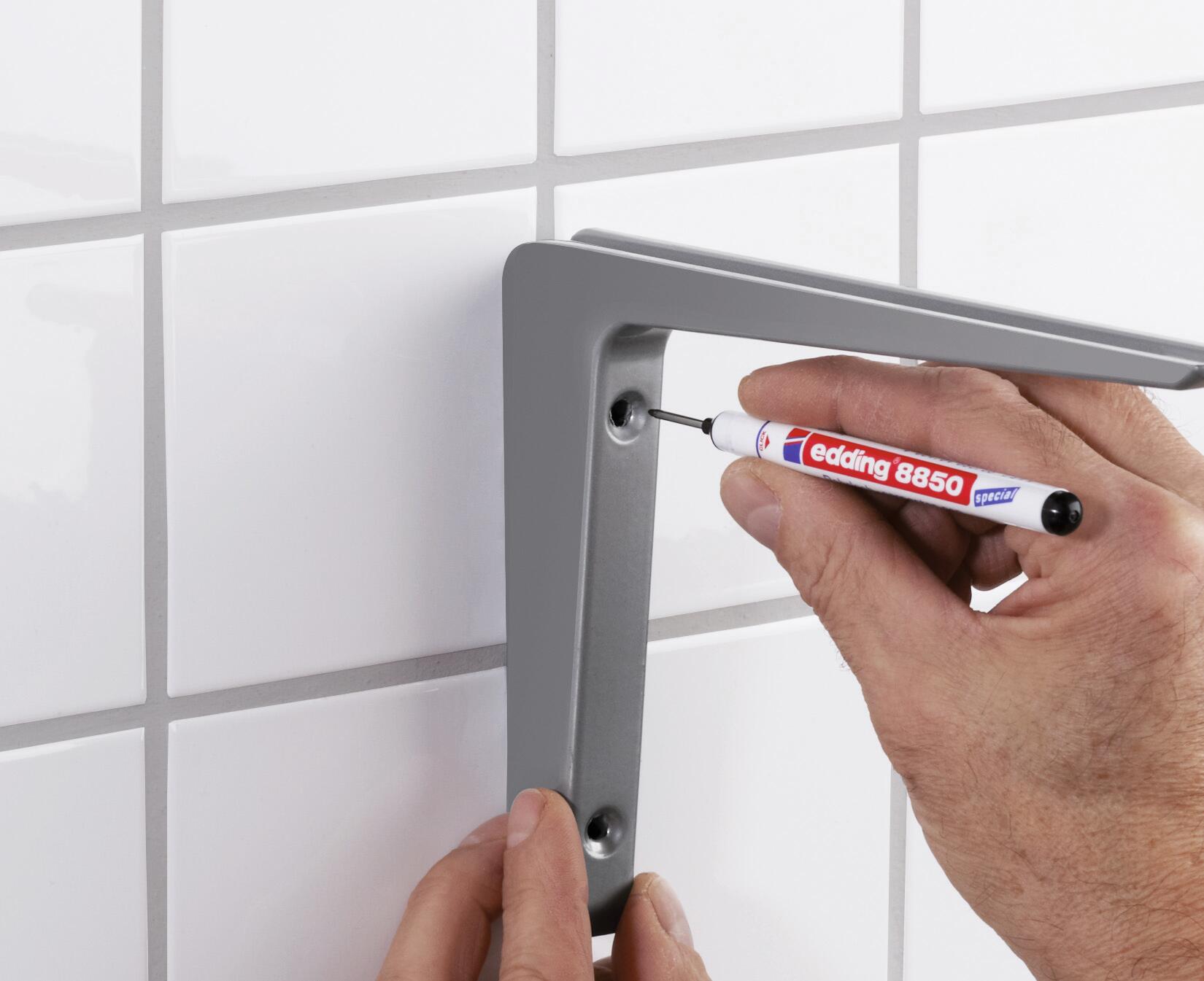 Marqueur de précision accès difficile EDDING 8850, noir - 5