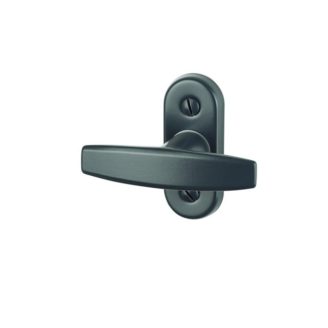 Poignée de fenêtre ALPERTEC, aluminium anthracite