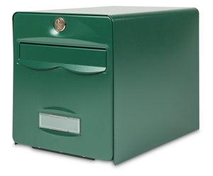 Vigor Boîte à Lettres en tôle n° 2, Vert, 18 x 5 x 26 cm
