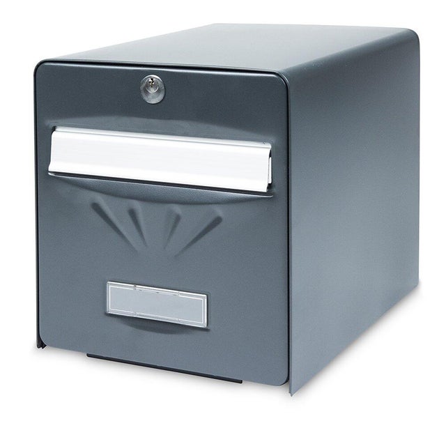 Boîte aux lettres normalisée 2 portes extérieur BURG-WÄCHTER Balneaire aciergris