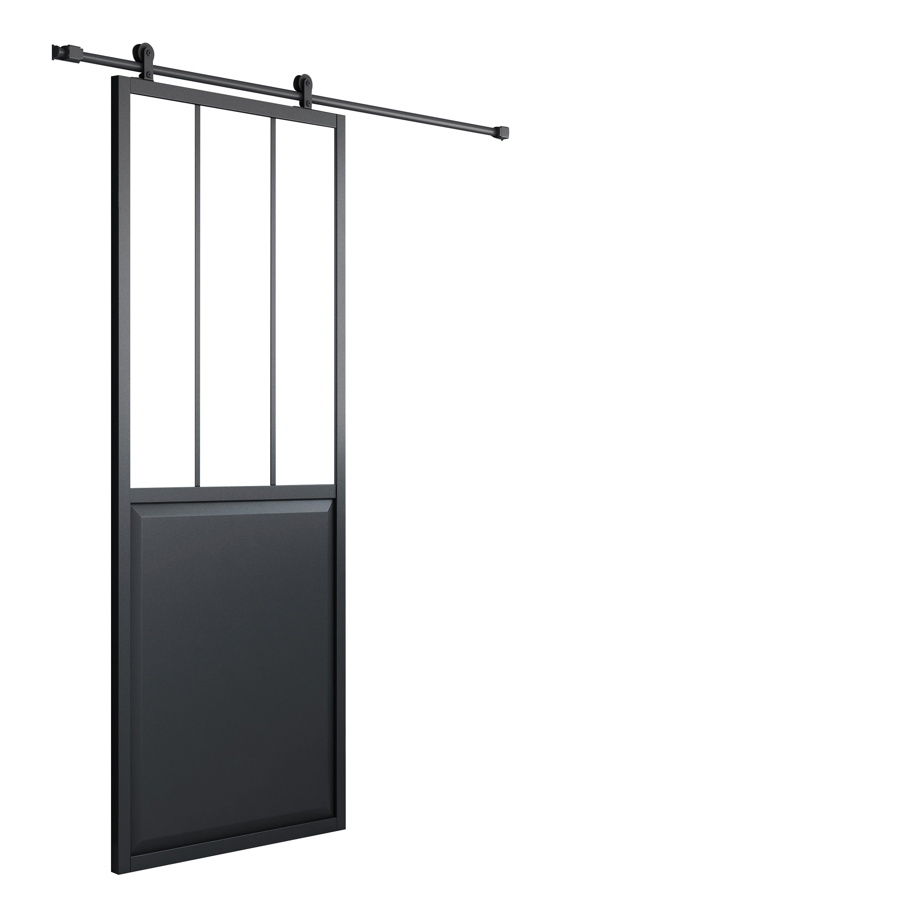 puerta de taller negra - 3