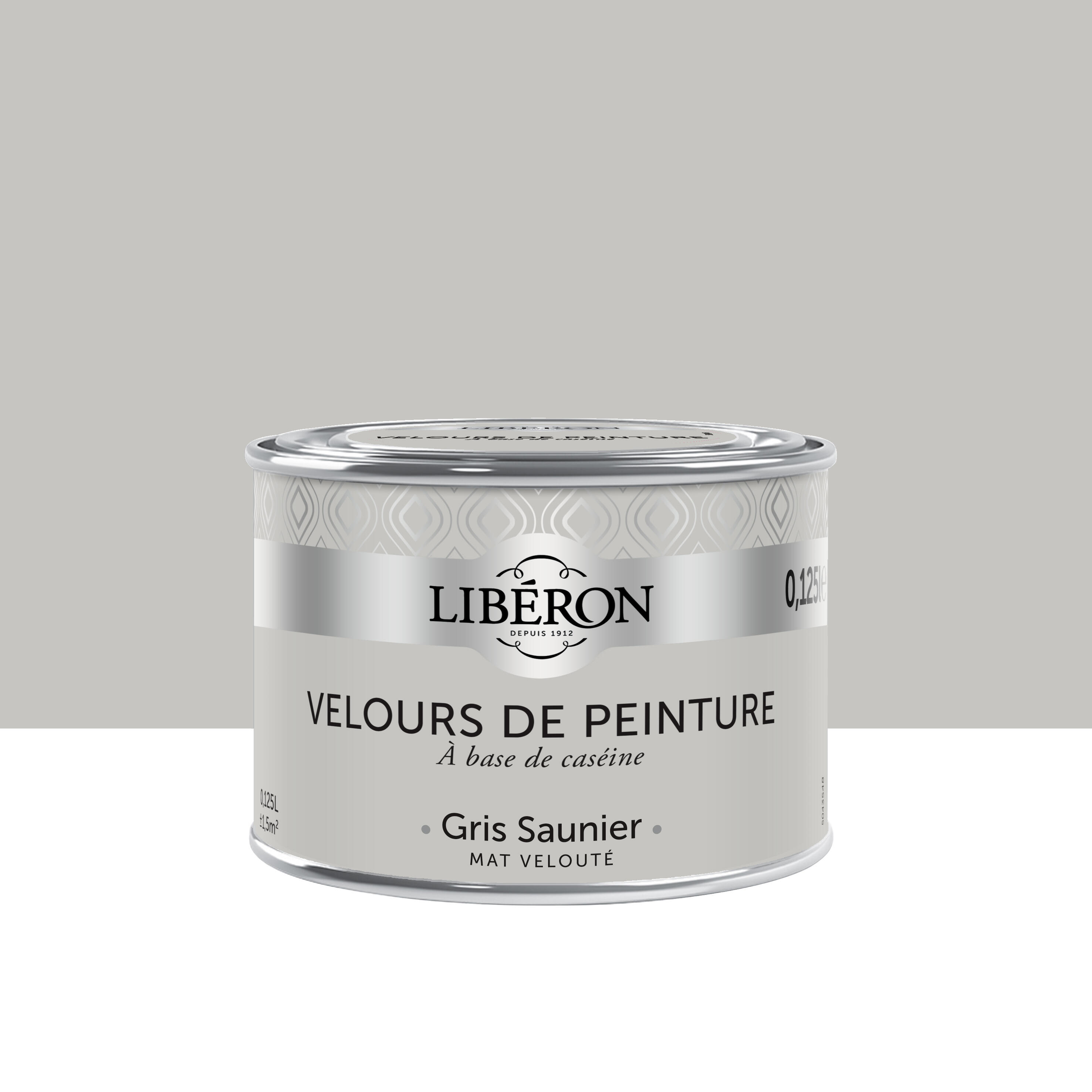 Testeur peinture mur, boiserie gris saunier LIBÉRON Velours de peinture ...