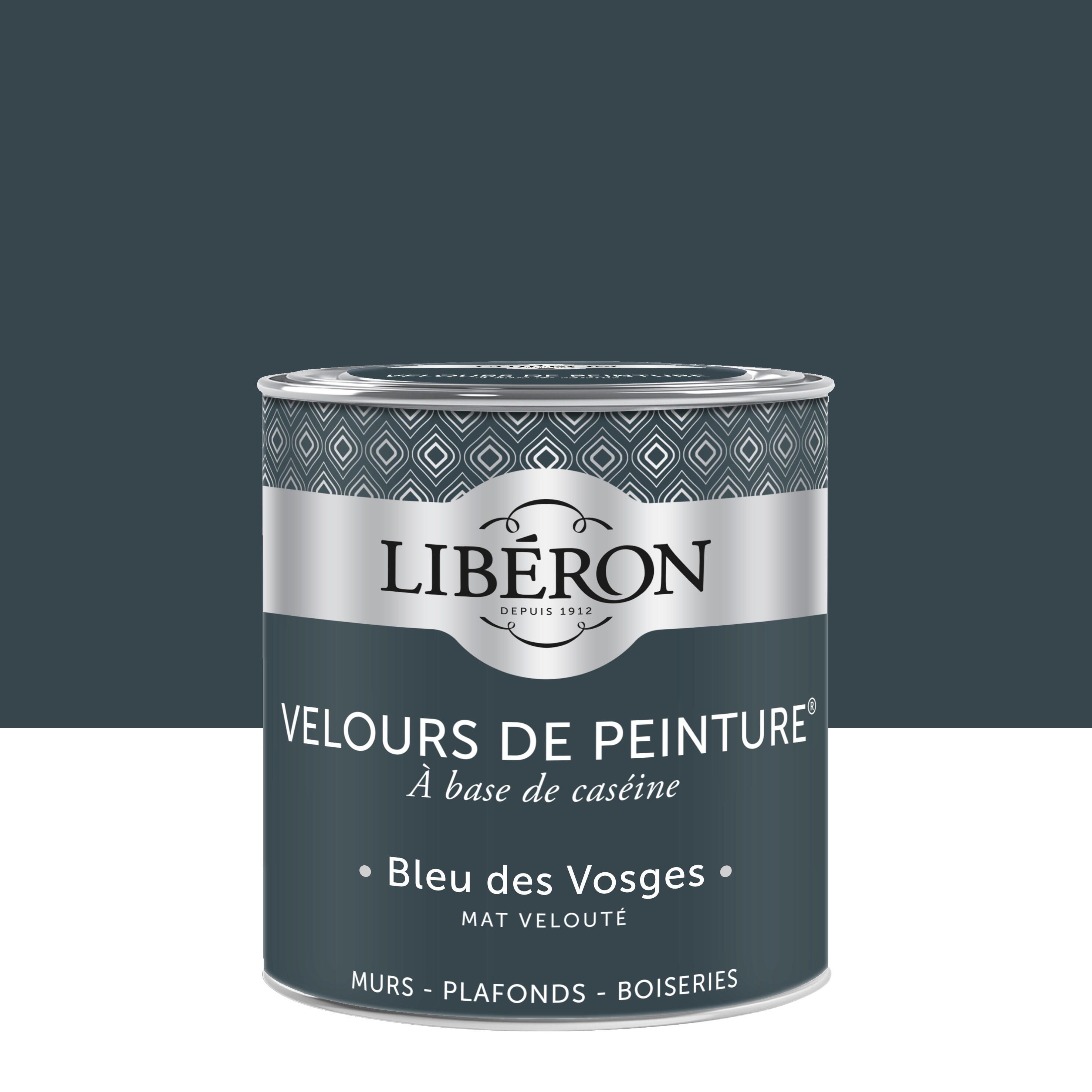 Peinture mur et plafond bleu des vosges velours LIBÉRON Velours de ...
